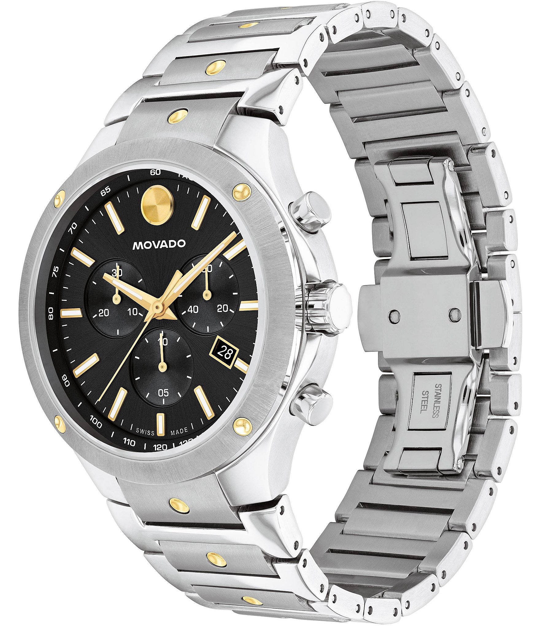 Movado Men's SE Chronograph Stainless Steel Bracelet Watch