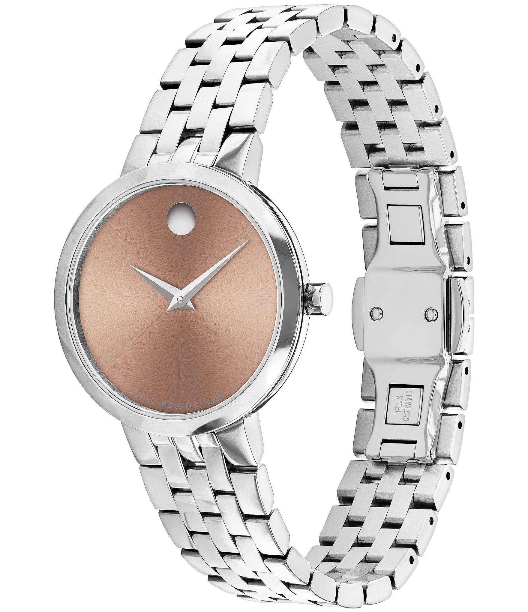 Movado Women's Museum Classic Quartz Analog Stainless Steel Bracelet Watch