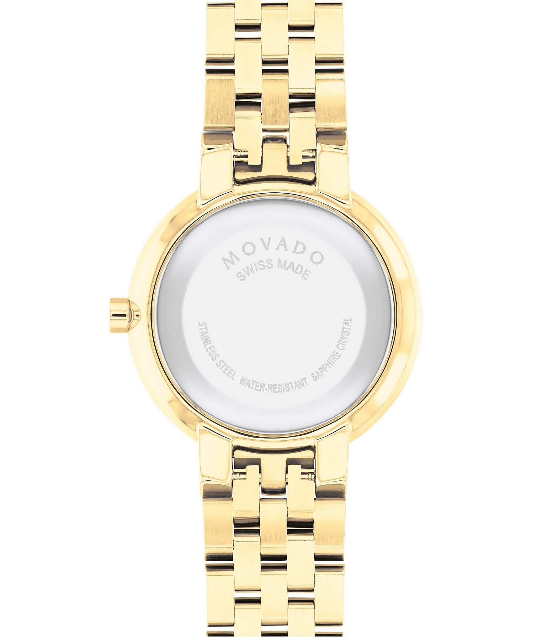 Movado Women's Museum Classic Quartz Analog Yellow Gold PVD Stainless Steel Bracelet Watch