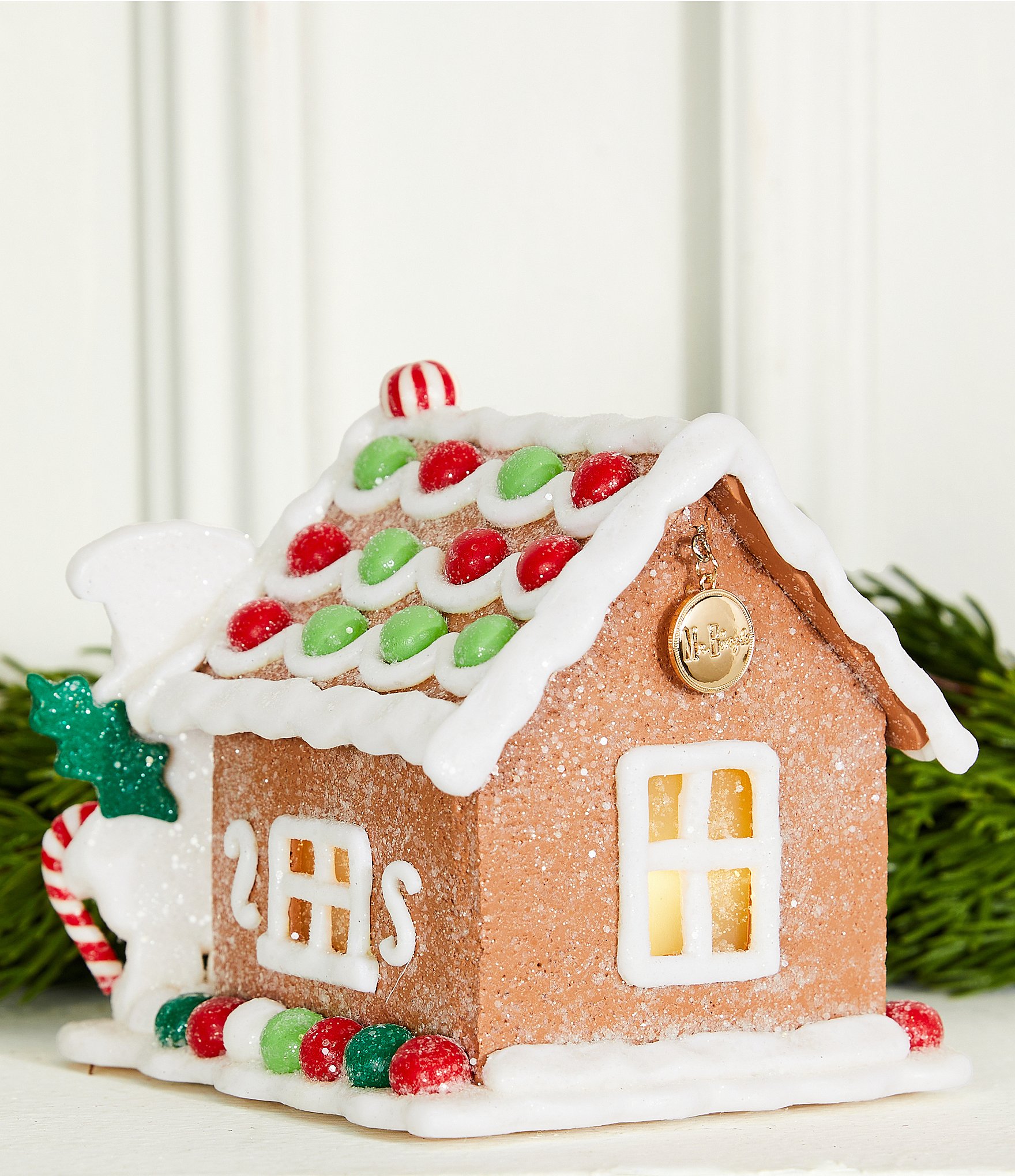 Mr. Bingle Light-Up Mr. Bingle Baker Gingerbread House Figurine