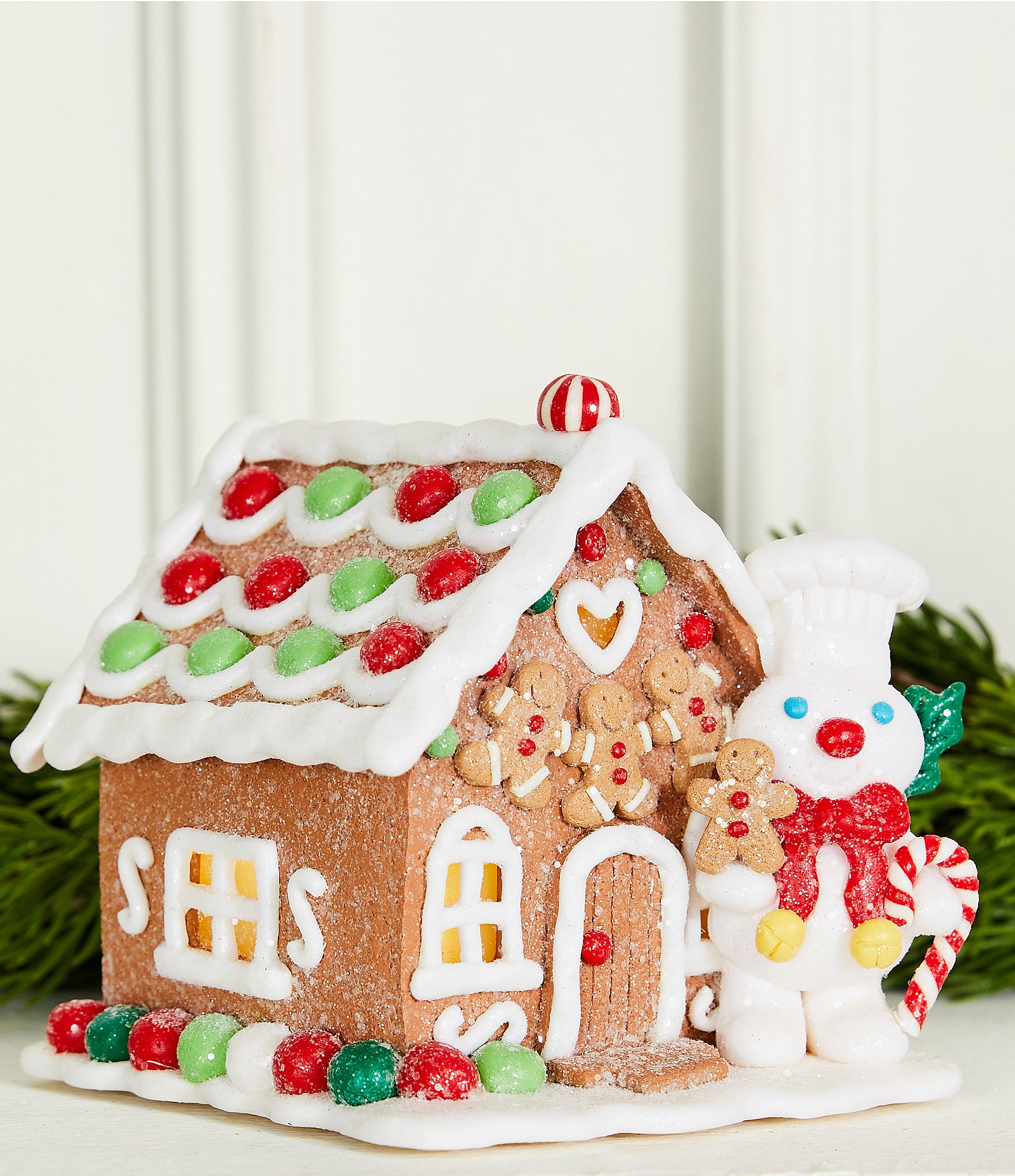 Mr. Bingle Light-Up Mr. Bingle Baker Gingerbread House Figurine