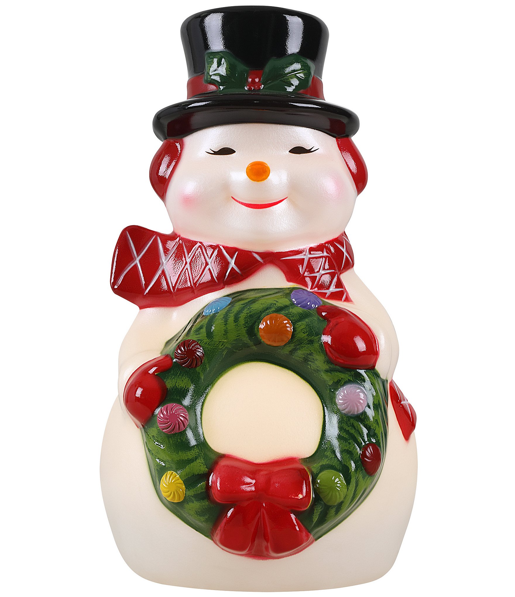 Christmas snowman blow top mold