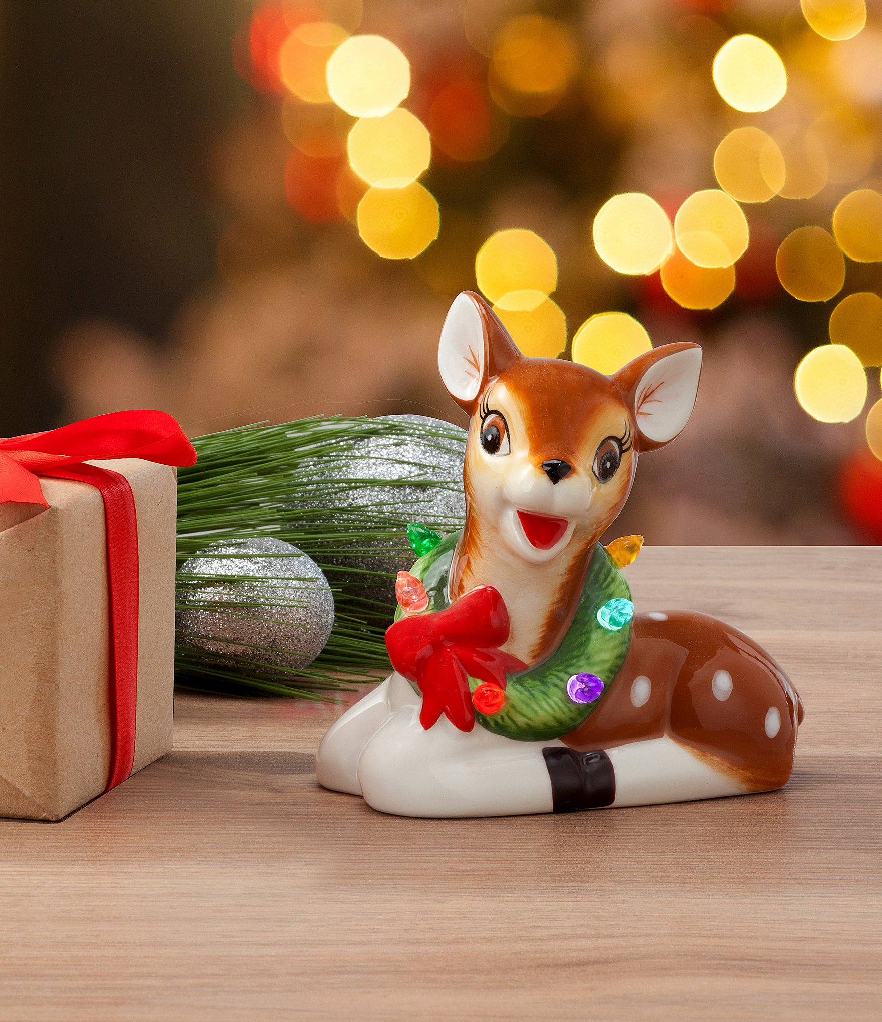 Mr. Christmas Nostalgic Ceramic Lit Reindeer Ornament