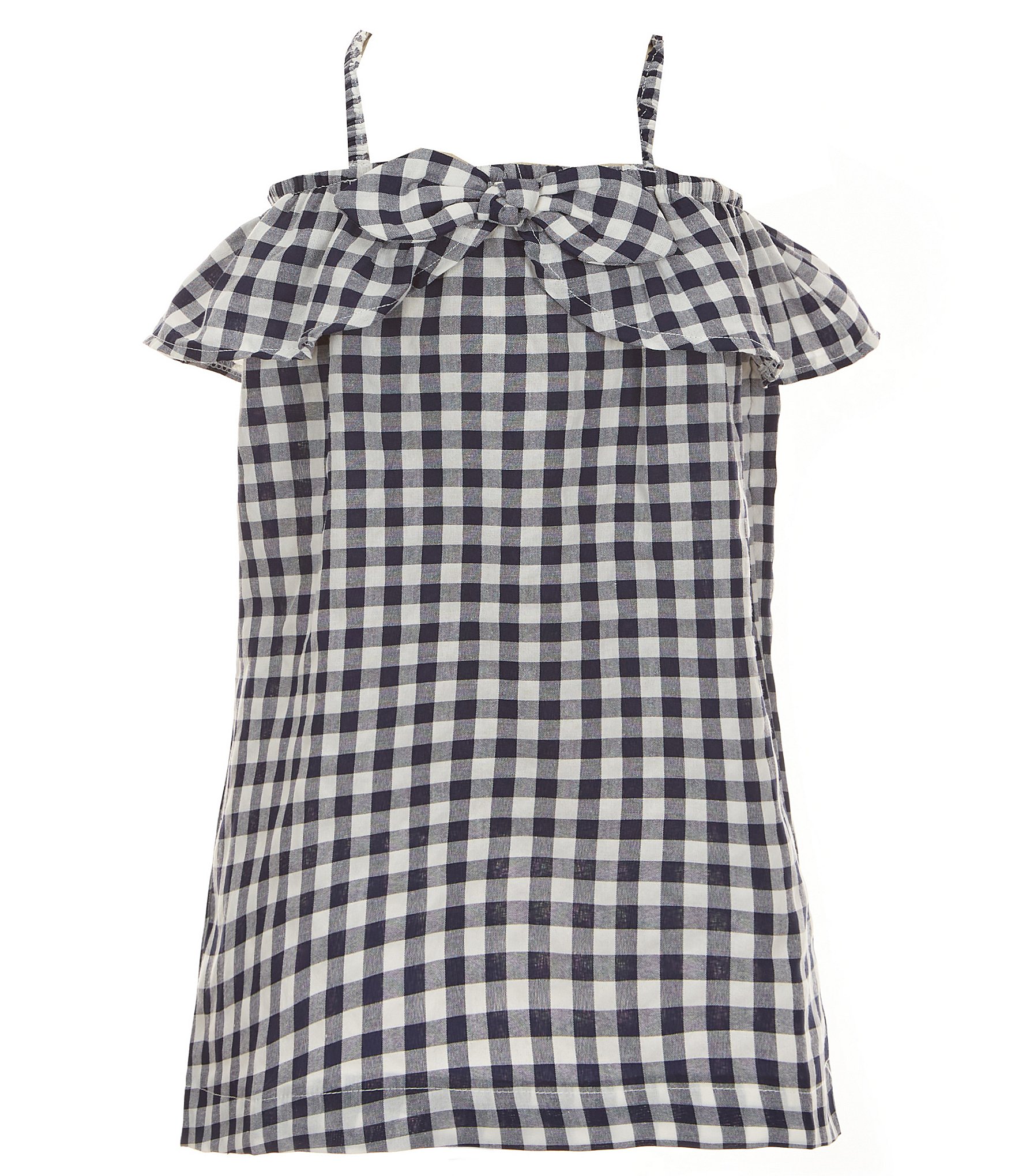 Mud Pie Baby Girls 12-18 Months Sleeveless Gingham Shift Dress