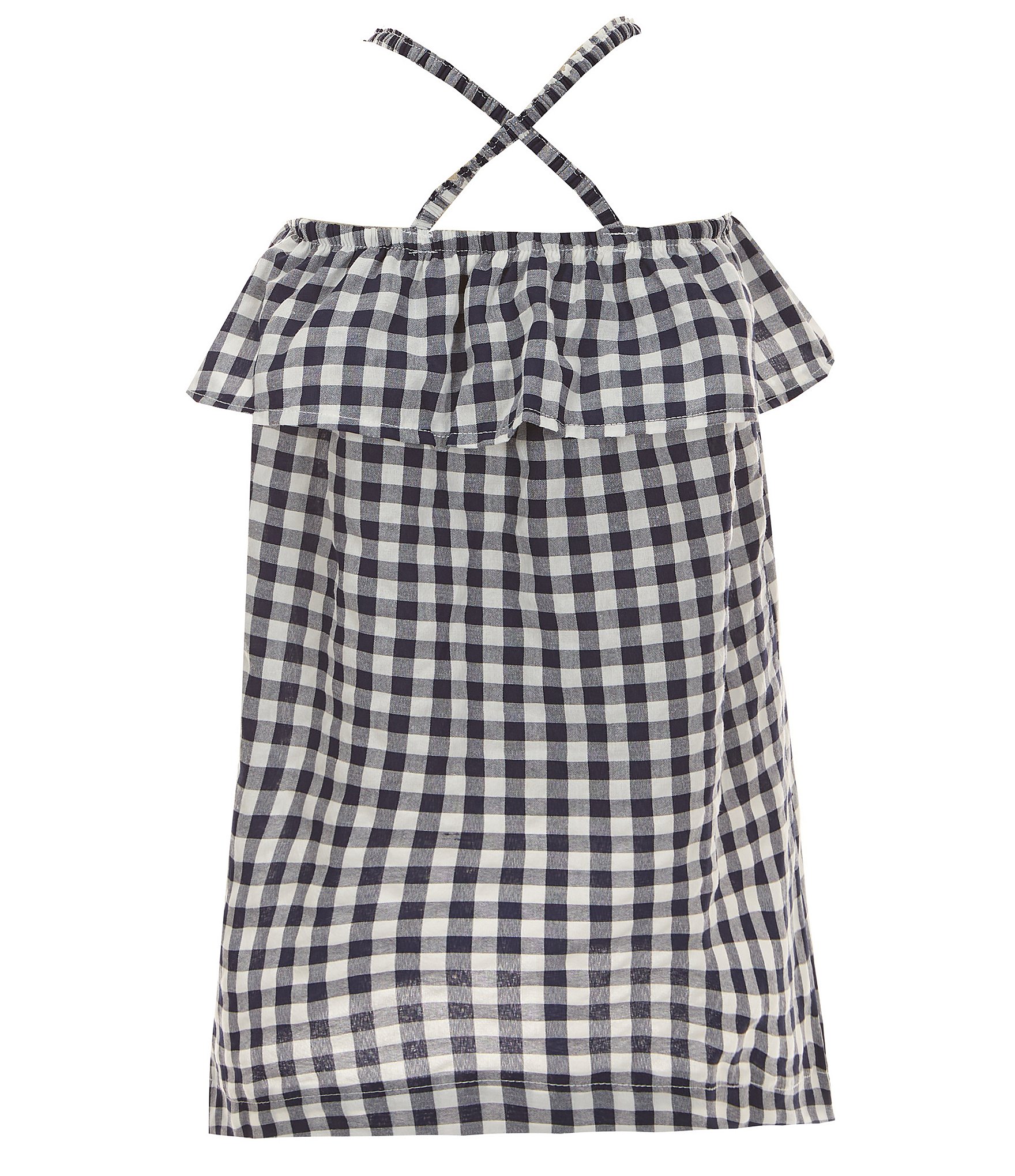 Mud Pie Baby Girls 12-18 Months Sleeveless Gingham Shift Dress