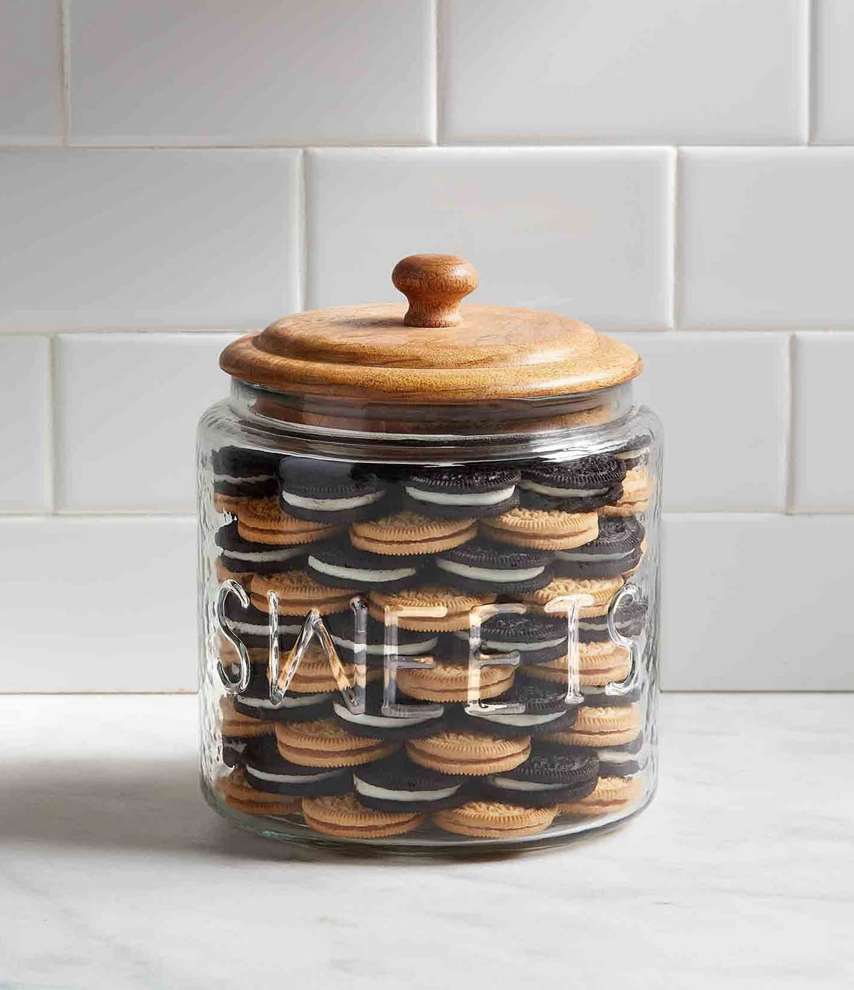 Mud Pie Bistro Glass Sweets Jar