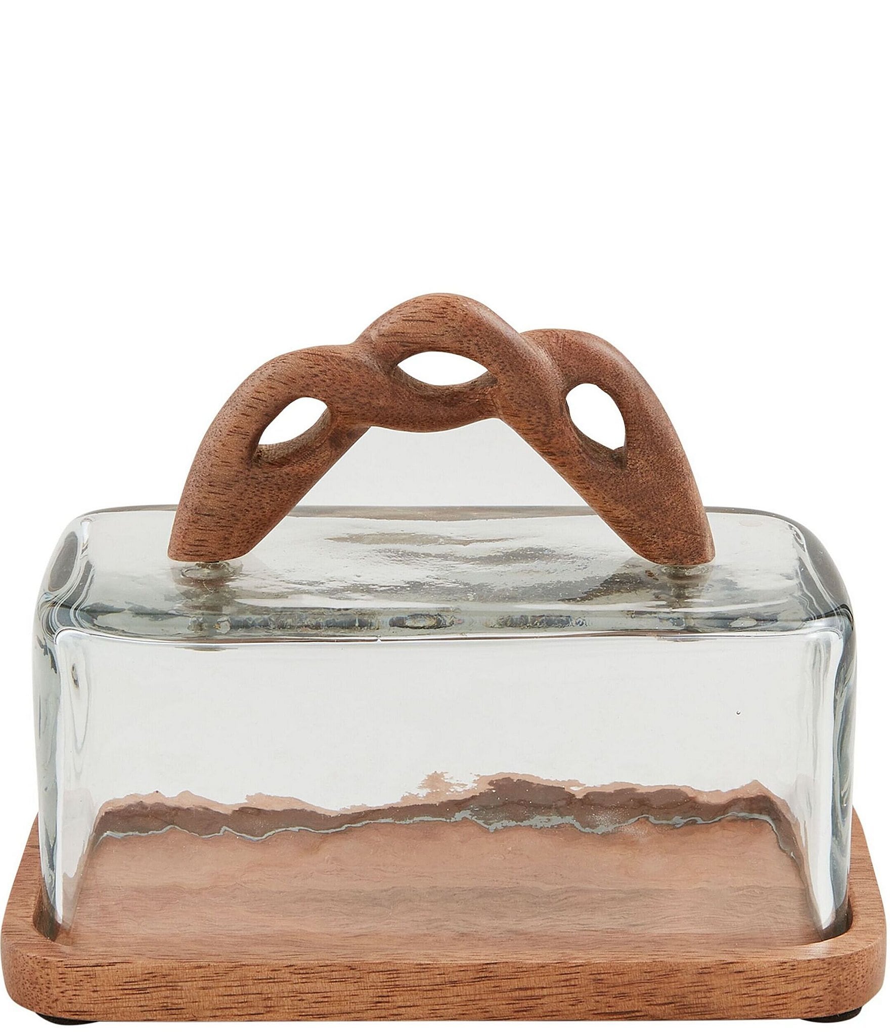 Mud Pie Braided Handle Butter Cloche | Dillard's