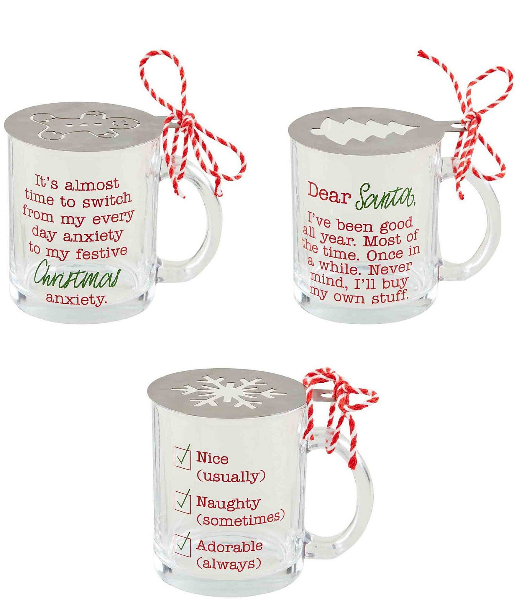 Dear Santa Travel Mug, Funny Holiday Travel Mug, Travel Coffee Mug