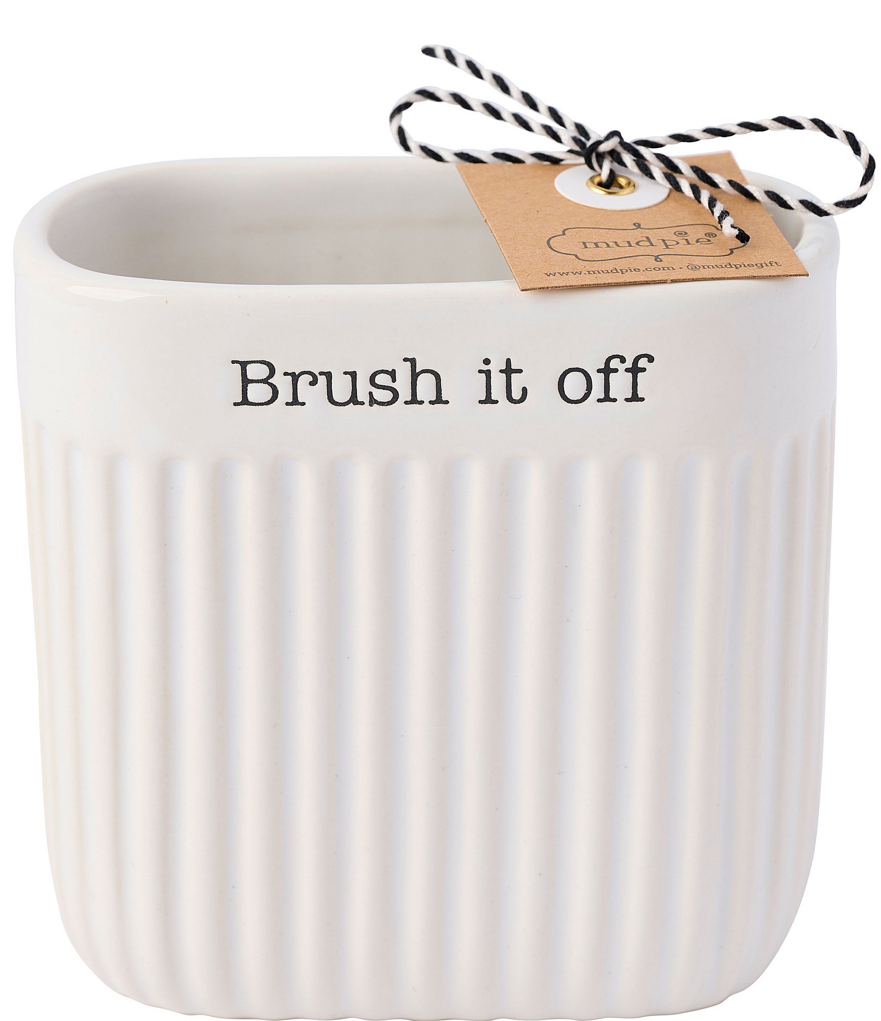 Mud Pie Circa Brush it Off Toothbrush Holder