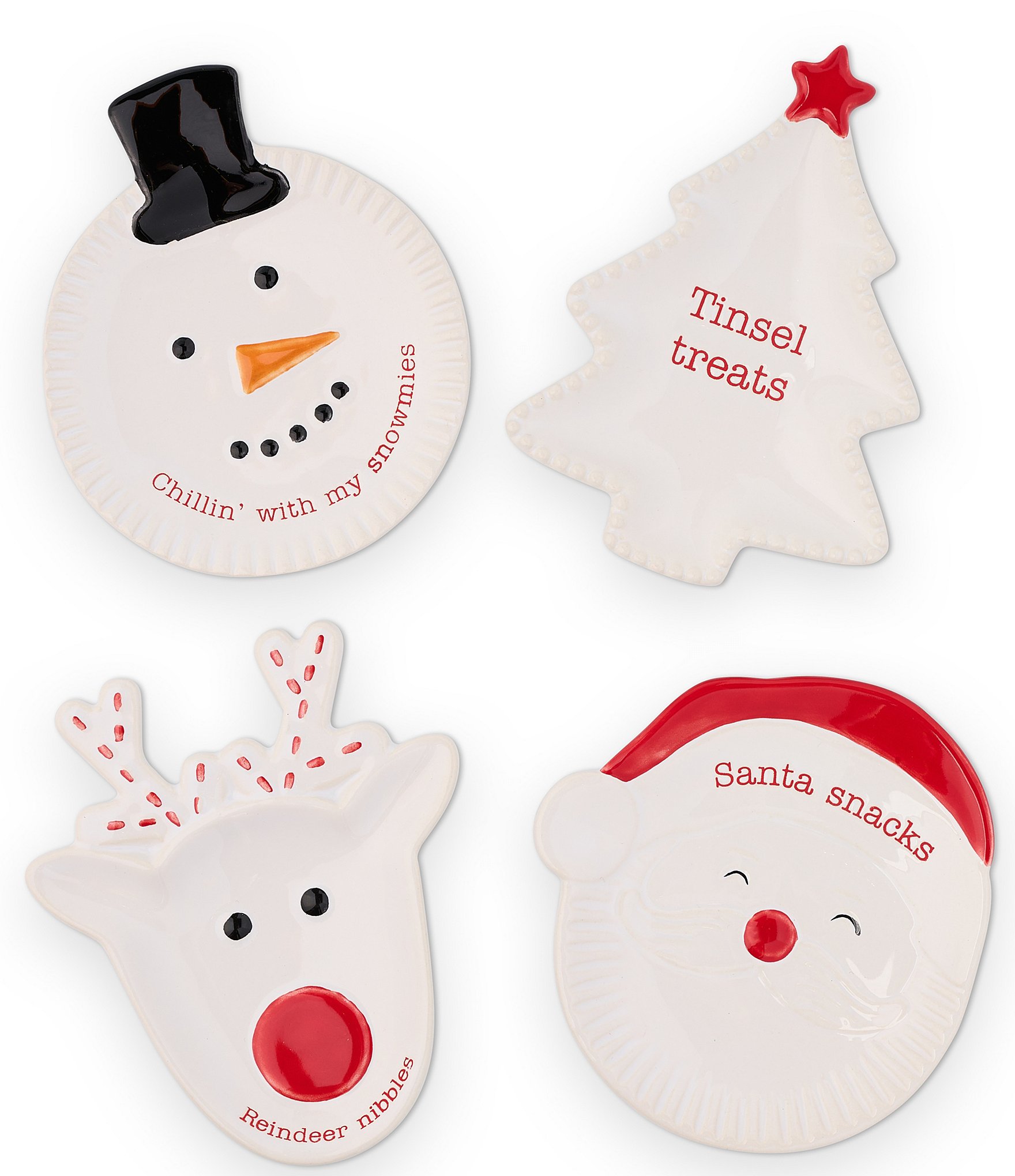 Mud pie deals snowman plate