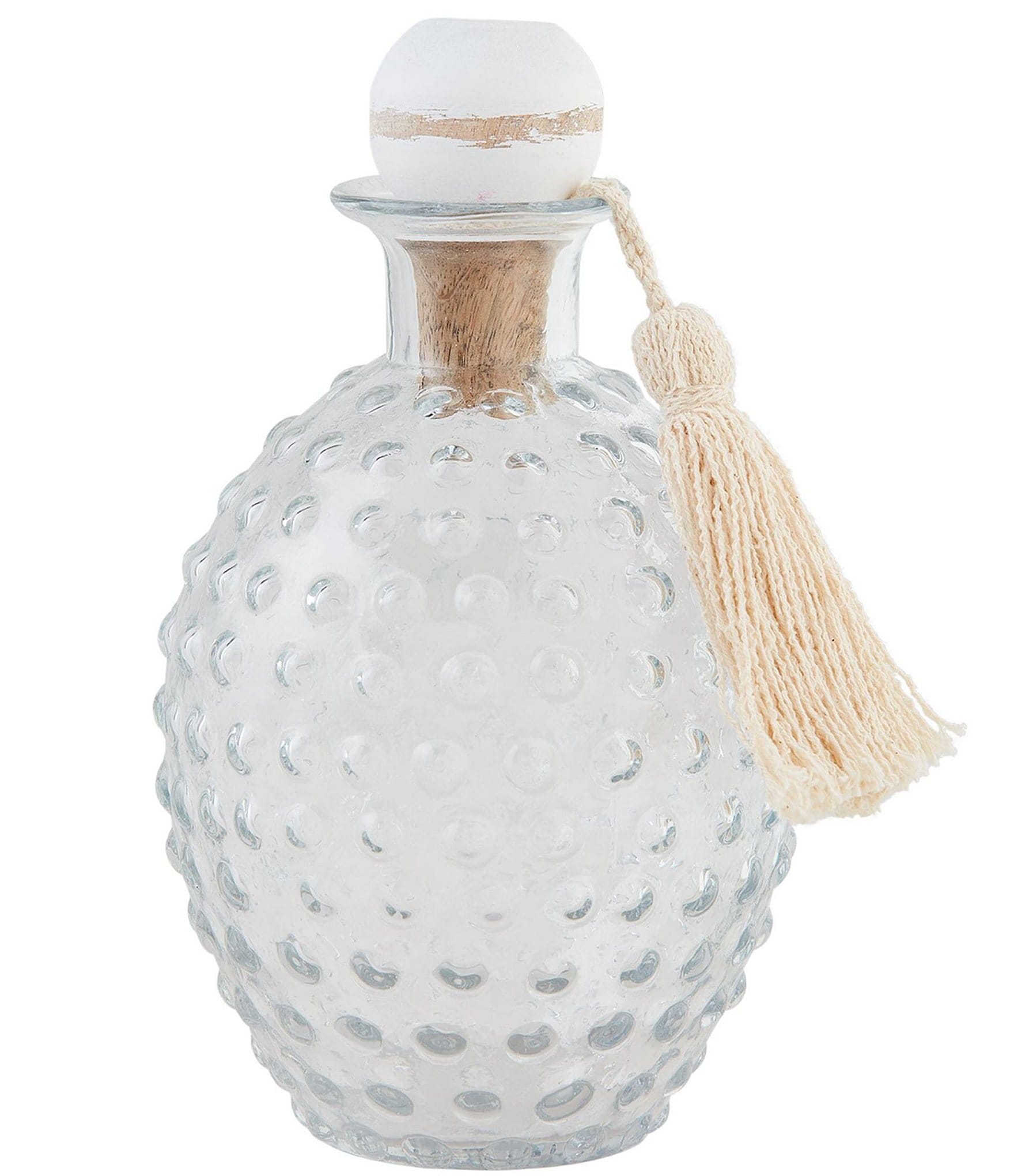 Mud Pie Classic Home Oval Hobnail Decanter