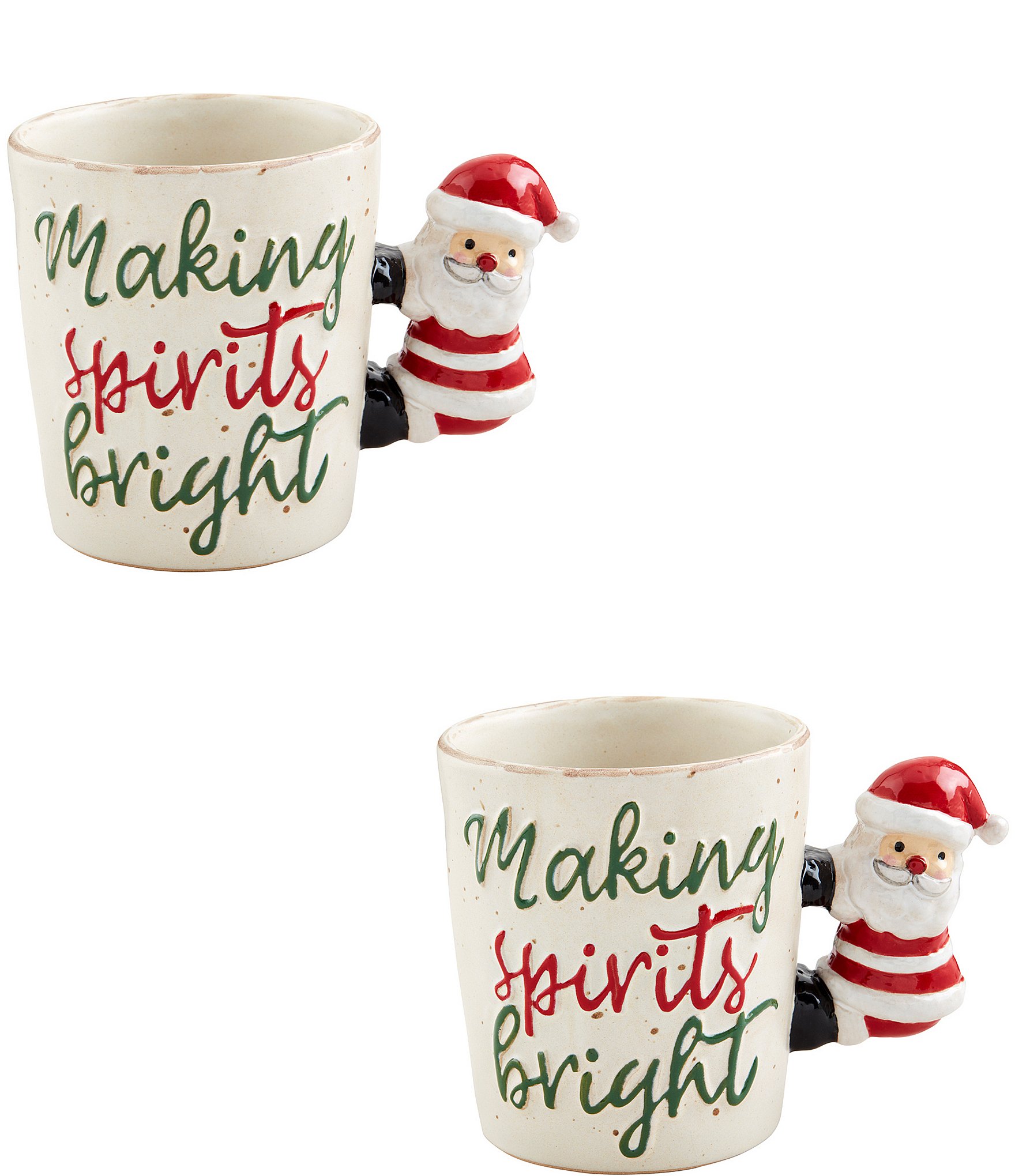 Cheeky Reindeer Figural Coffee Mug