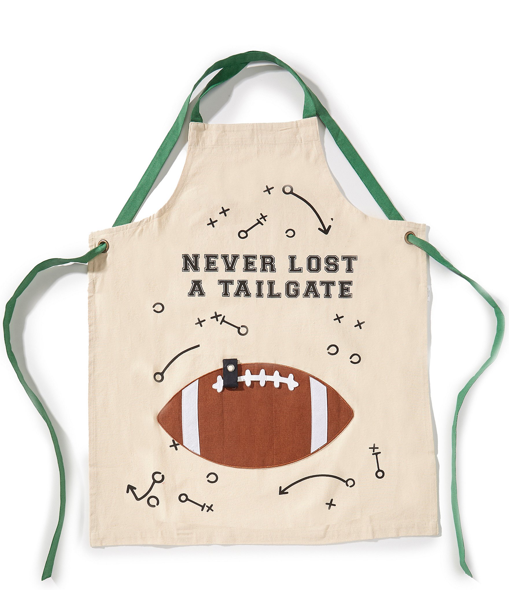 Mud Pie Football Game Day Pocket Apron