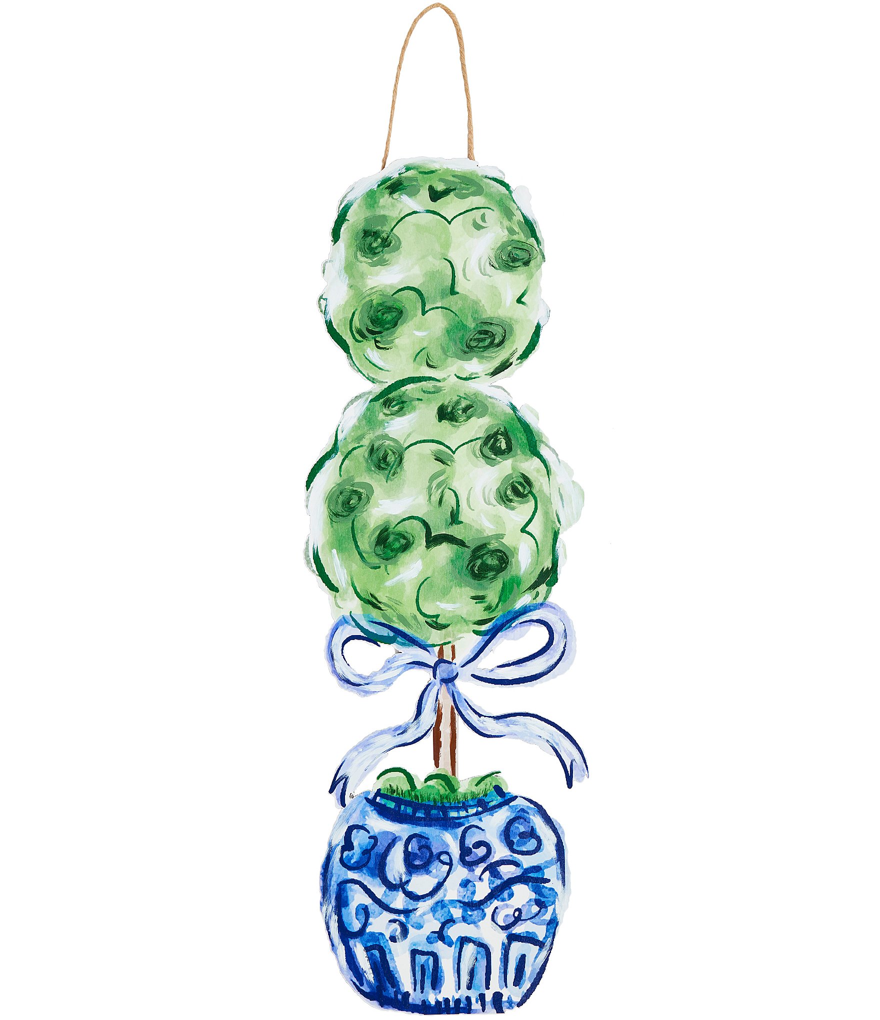 Mud Pie Garden Collection Topiary Door Hanger | Dillard's