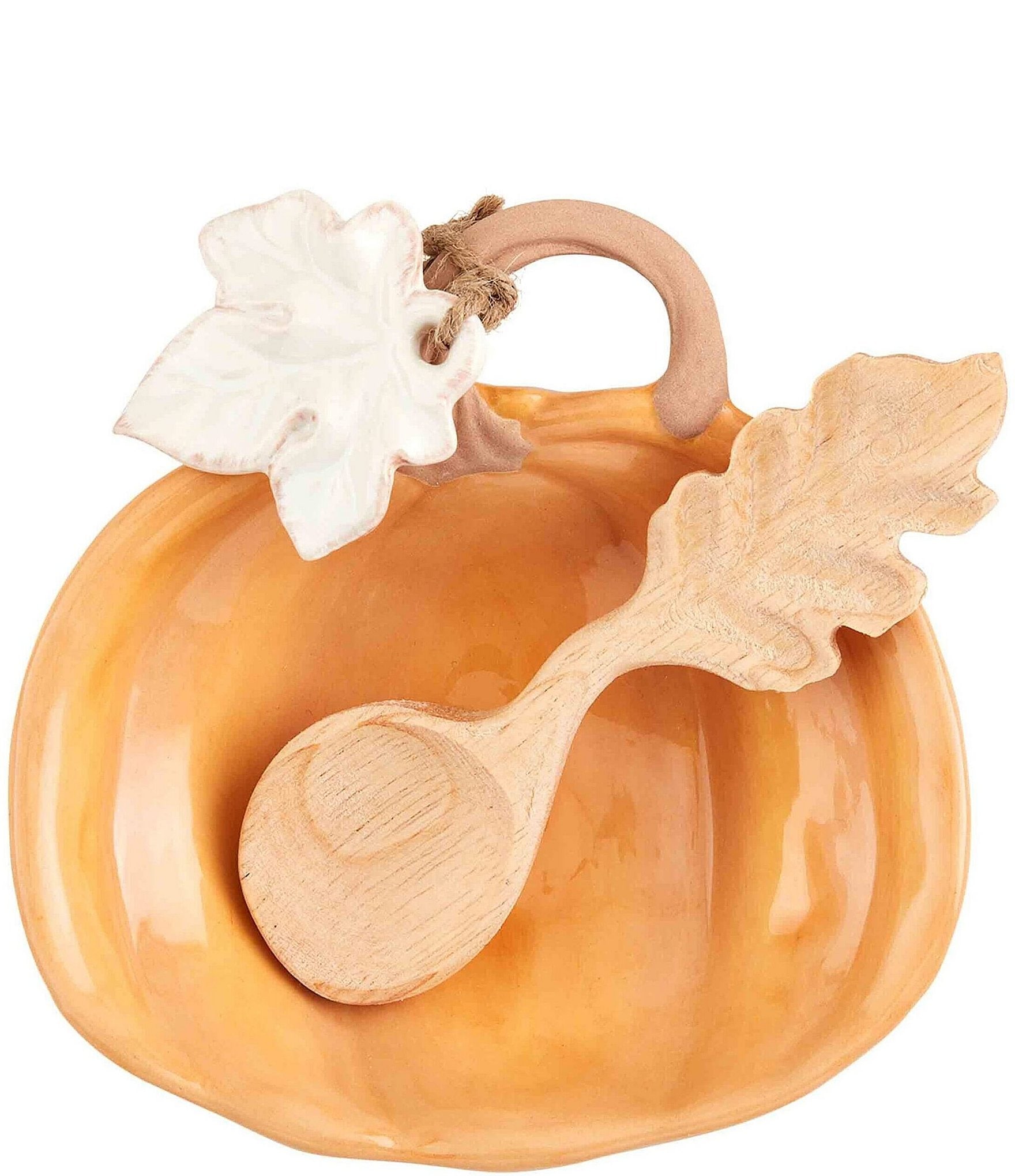 Mud Pie Gather Orange Pumpkin Tidbit Set | Dillard's