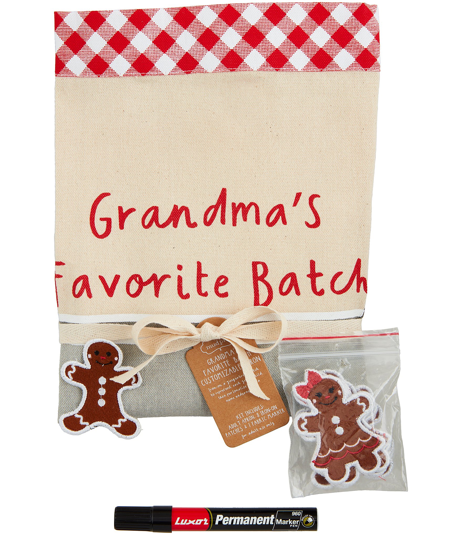 Mud Pie Grandma's Favorite Batch Apron Set