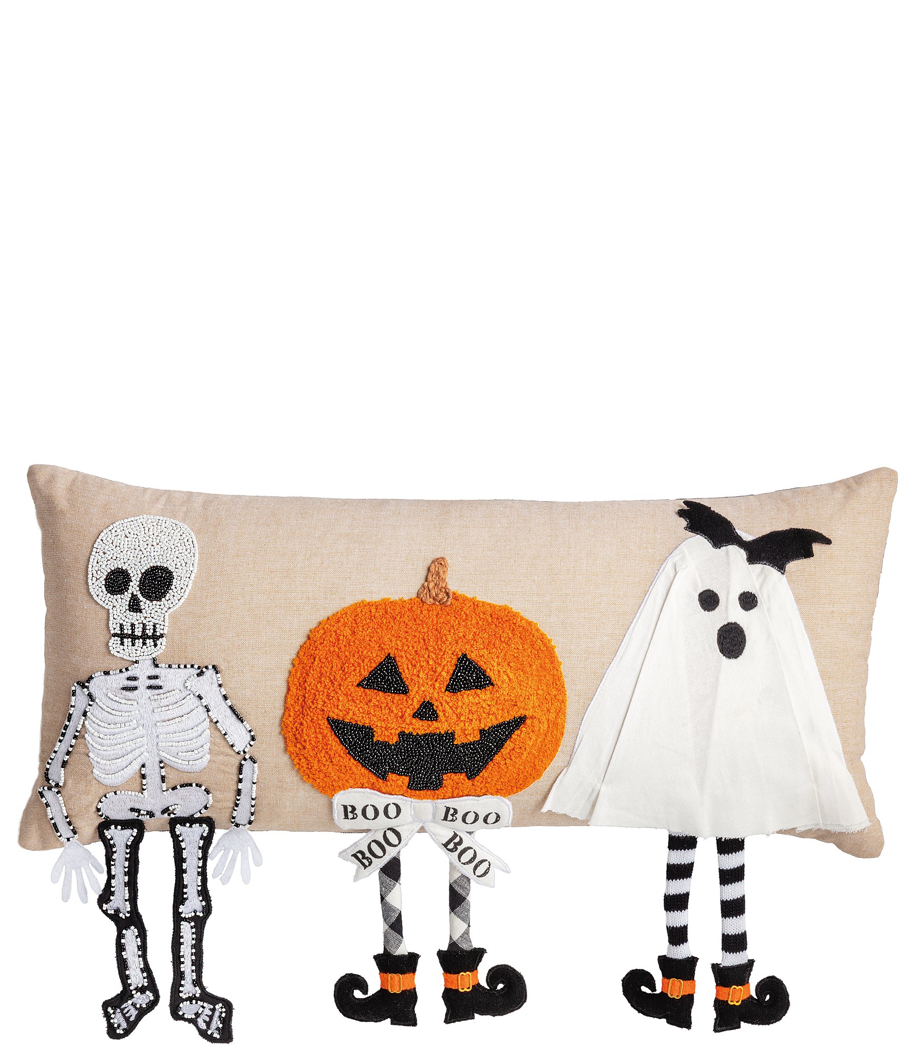 Mud Pie Halloween Collection Dangle Leg Pillow