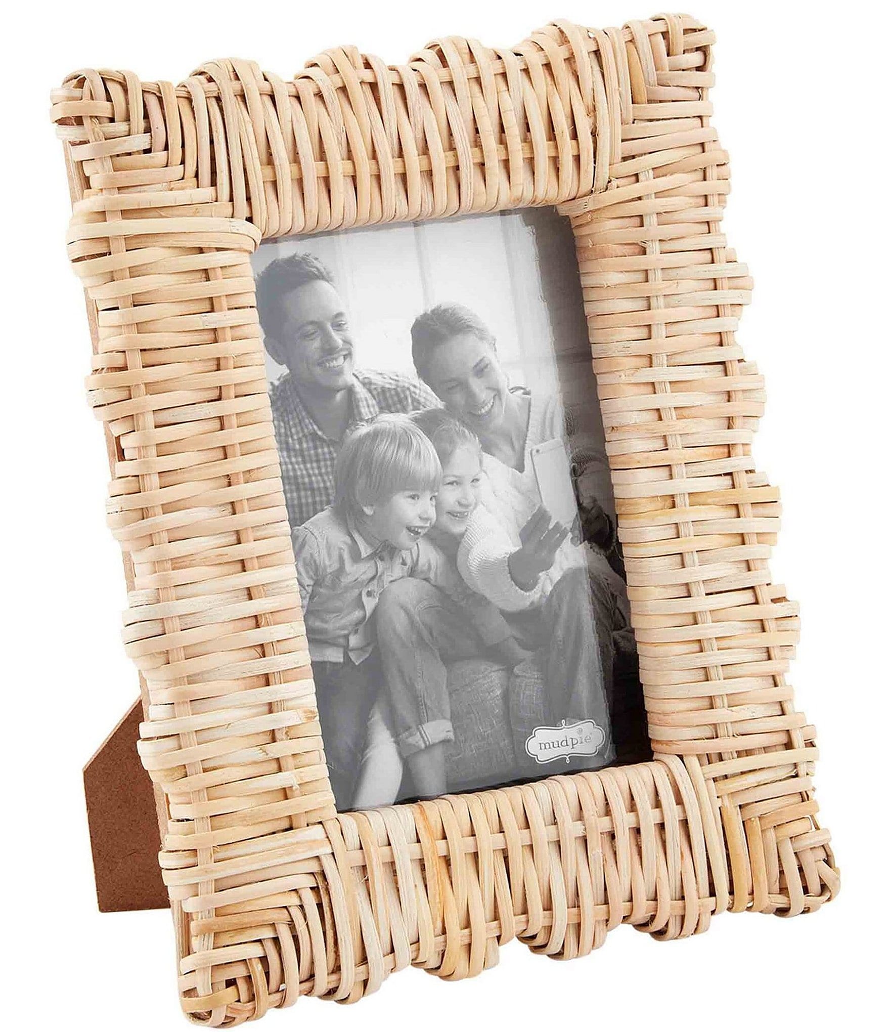 Wicker Weave Photo Frames, 4x6 - Kademi