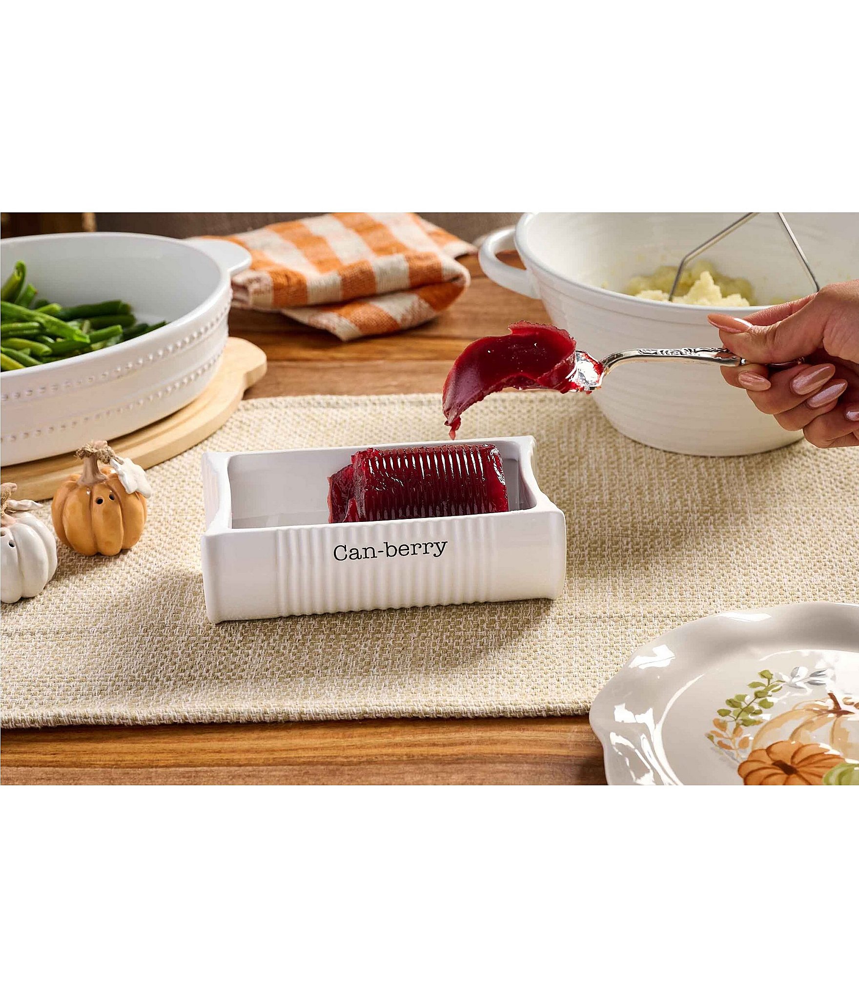 Mud Pie Harvest Can-berry Dish Set