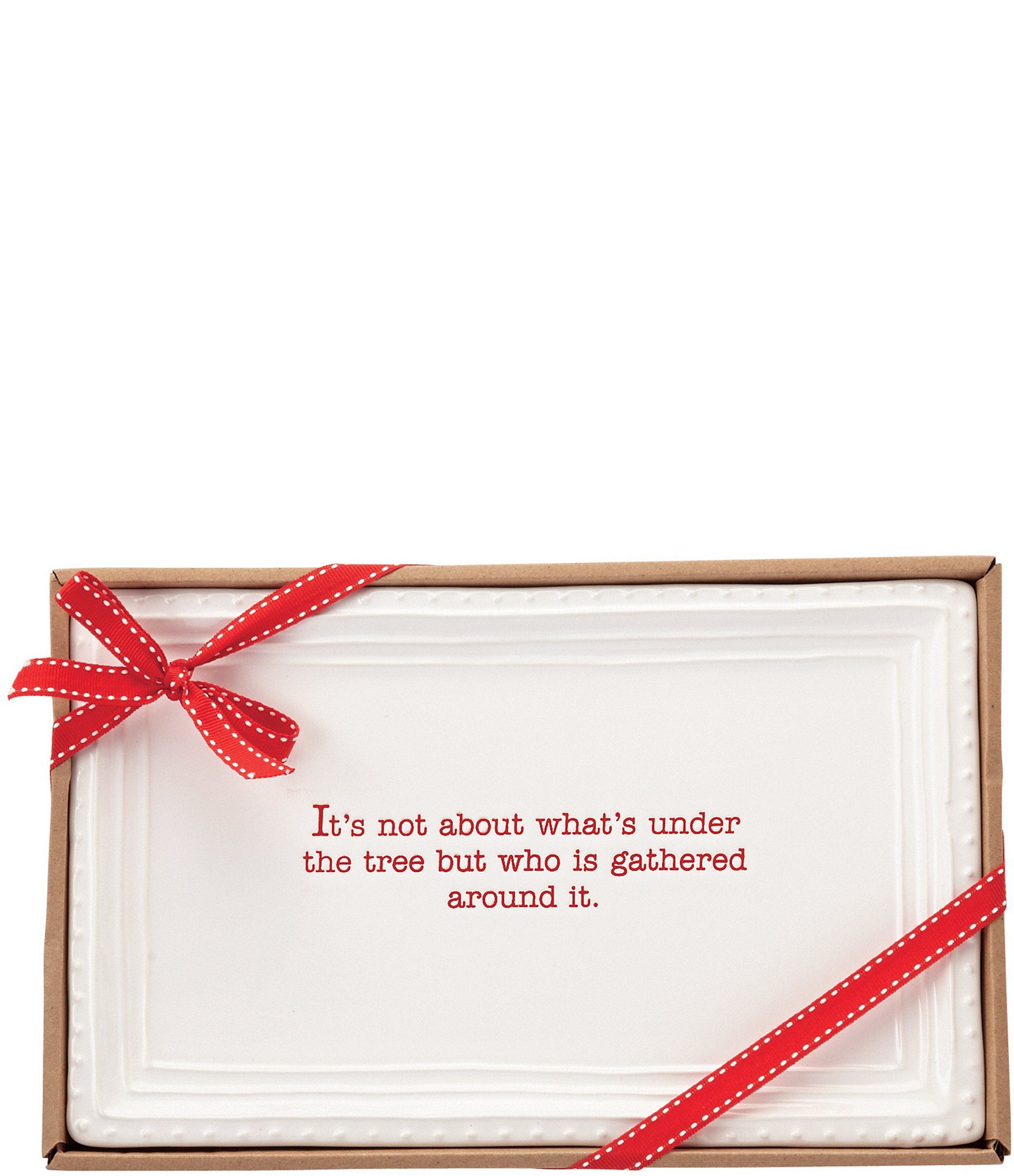 Mud Pie Holiday Circa Sentiment Tray