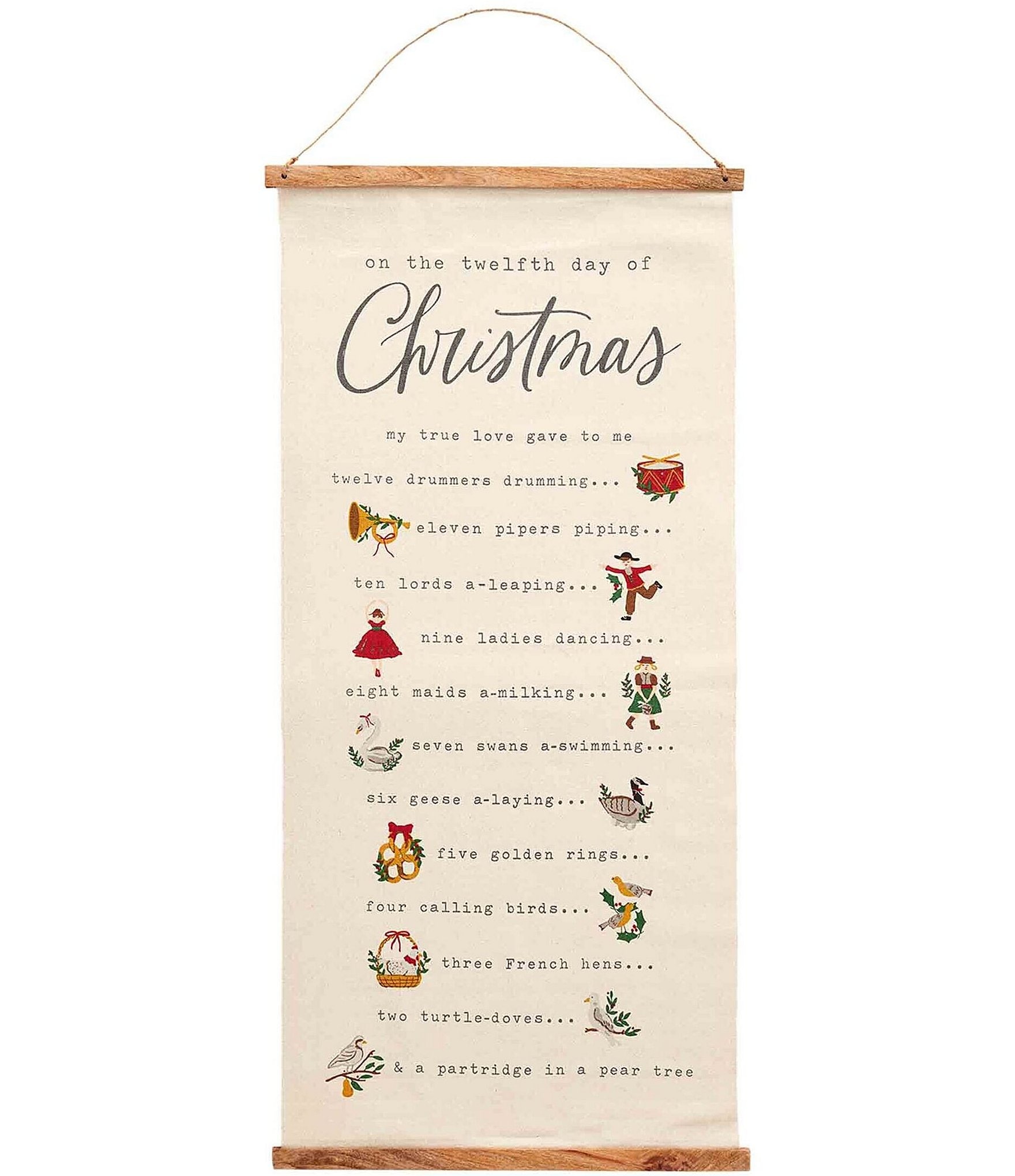 12 Days of Christmas Framed Poster