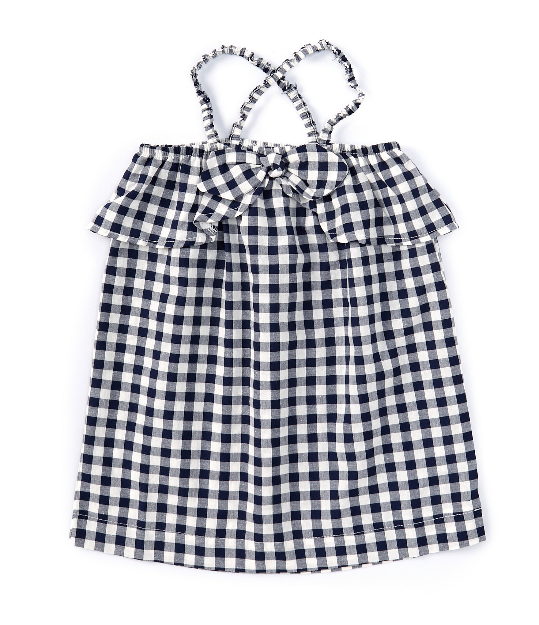 Mud Pie Little Girls 2T-5T Sleeveless Gingham Shift Dress