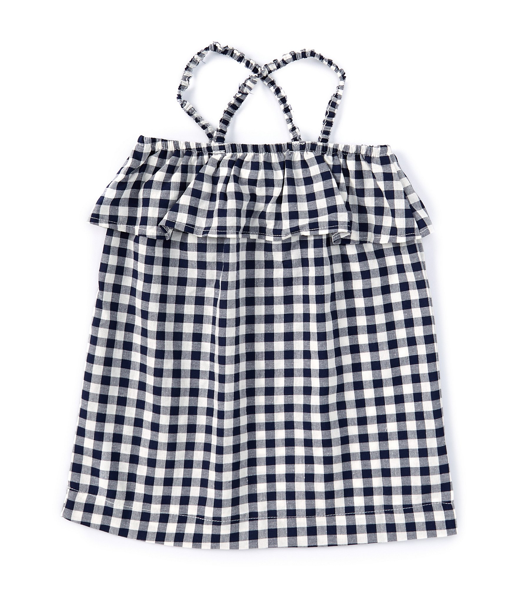 Mud Pie Little Girls 2T-5T Sleeveless Gingham Shift Dress