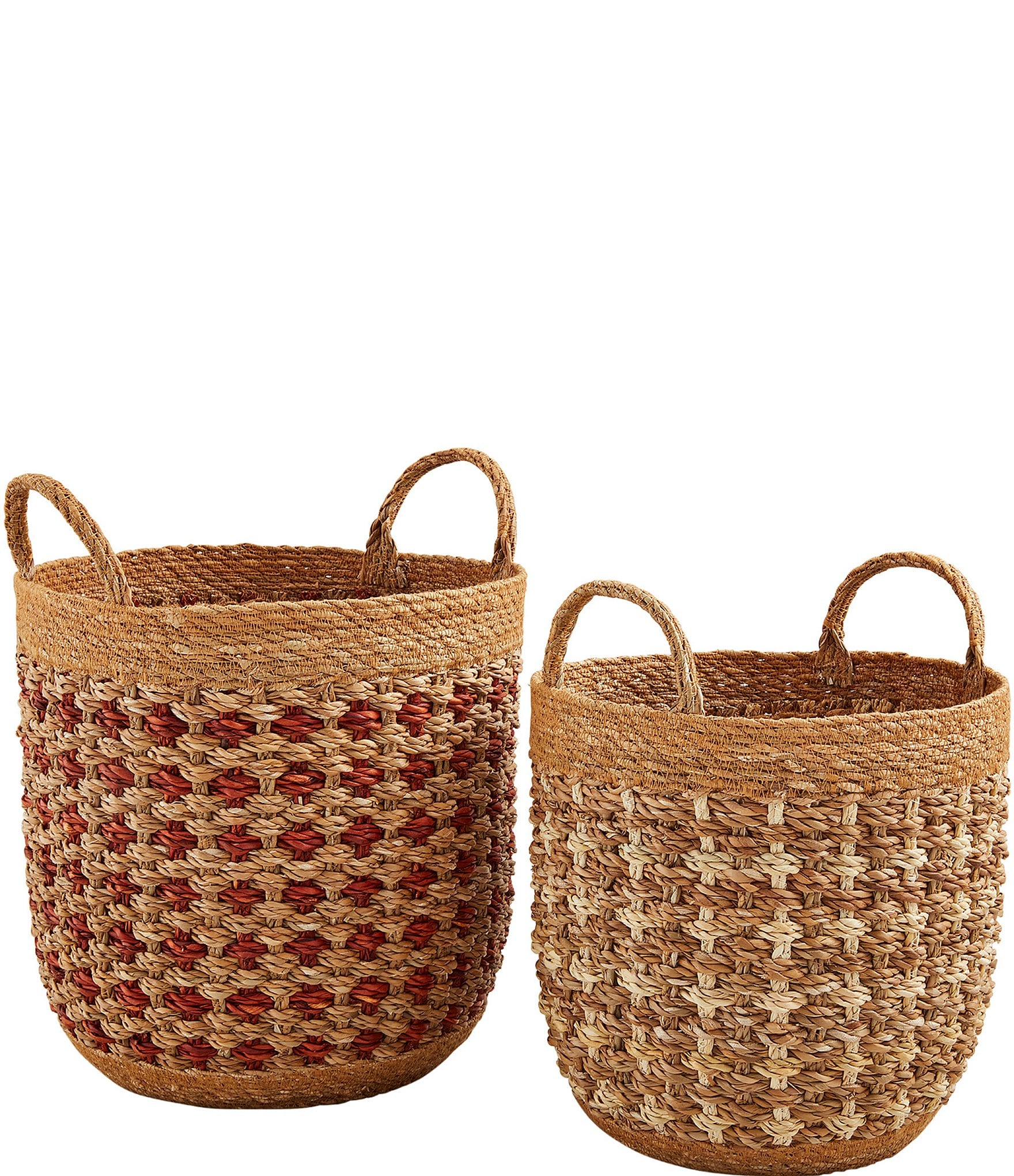 Mud Pie Terracotta Basket Set