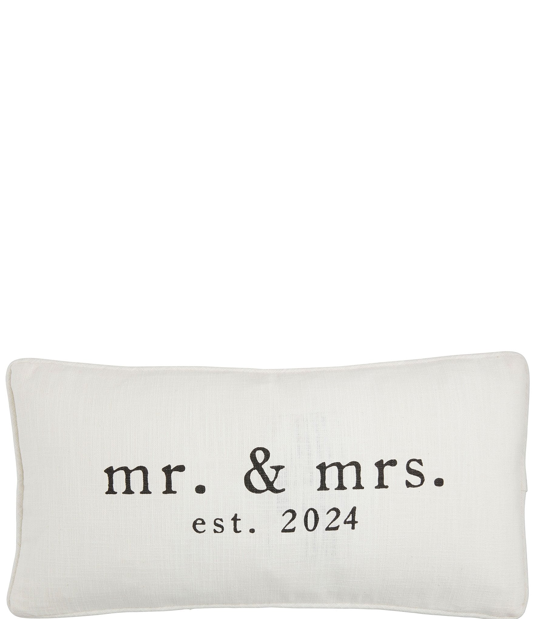 Mud Pie Wedding Collection Mr Mrs Est 2024 Lumbar Pillow Dillard S   00000000 Zi 74170541 507b 4c90 A8fd 1b489ab43cbd 