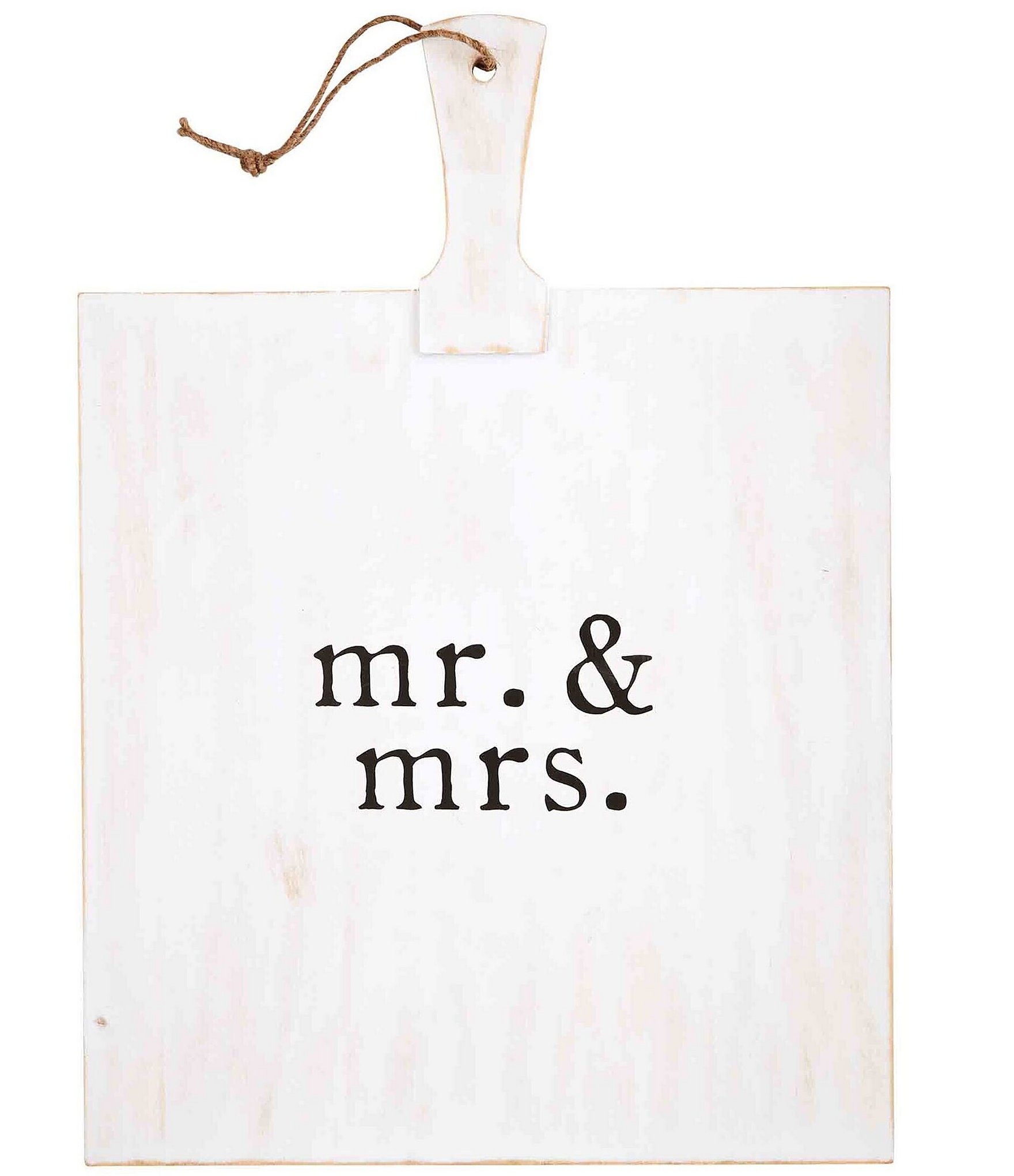 Mud Pie Wedding Mr Mrs Square White Board