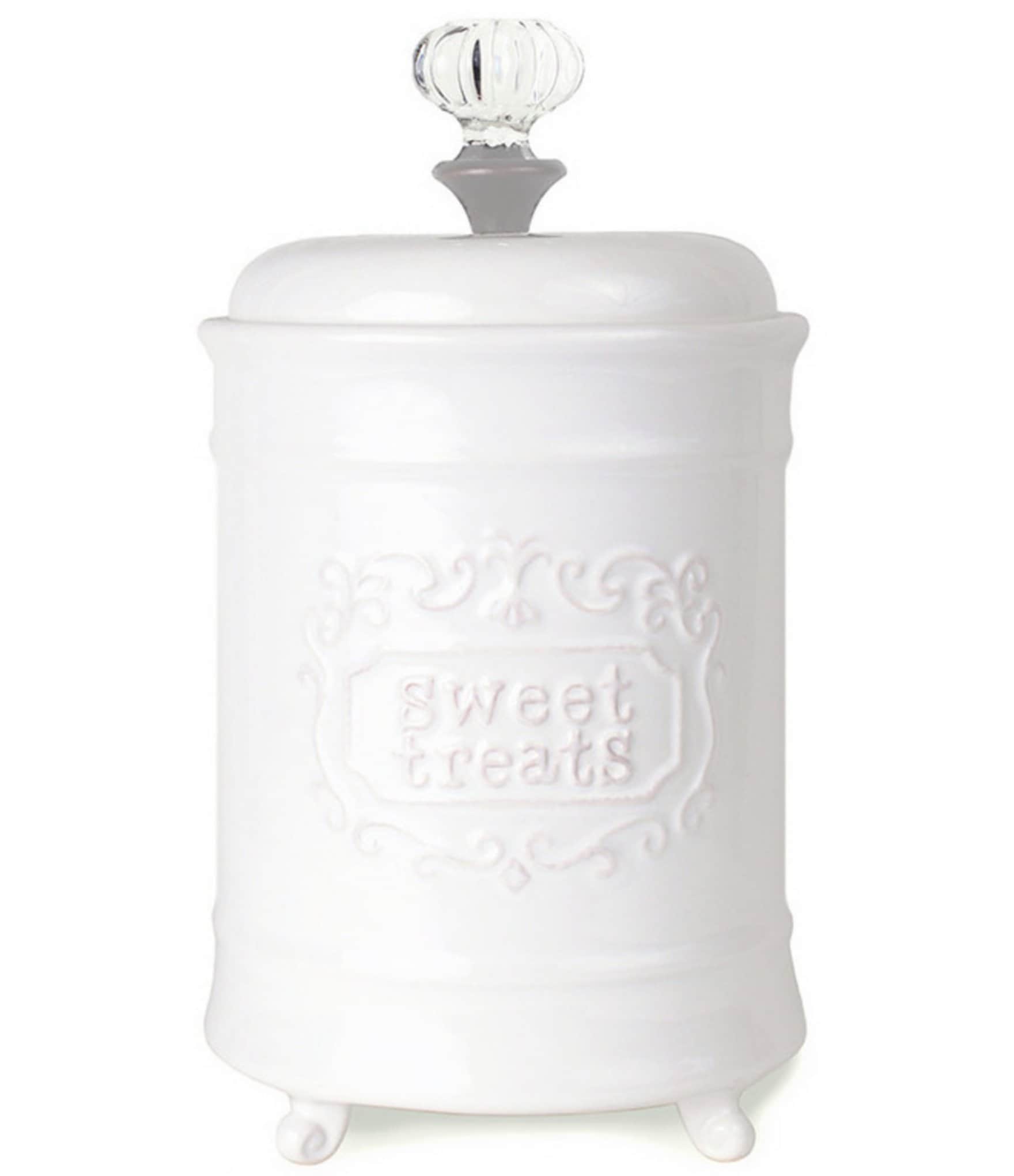 Hallmark Treats and Sweets Holiday Ceramic Jar with Lid-Cookie Jar