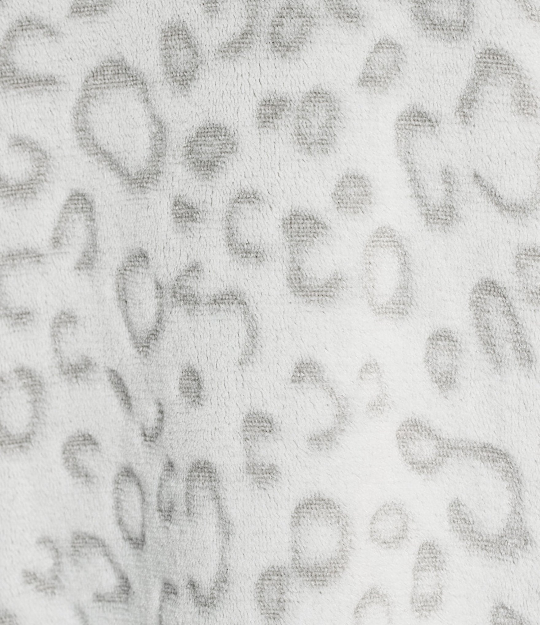 Multiples Cheetah Print Johnny Collar Long Sleeve Plush Knit Top