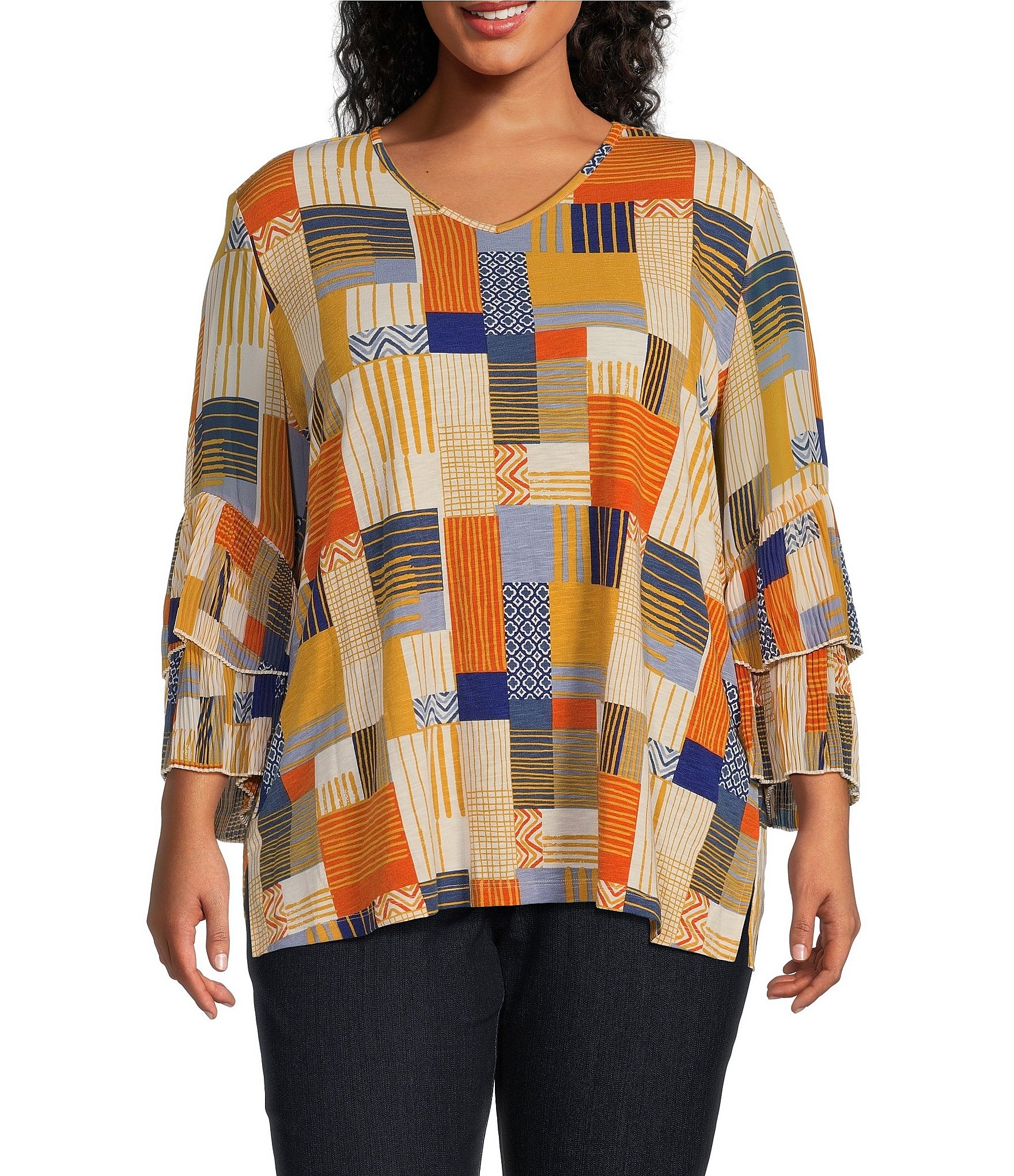 Dillards womens plus size tops best sale