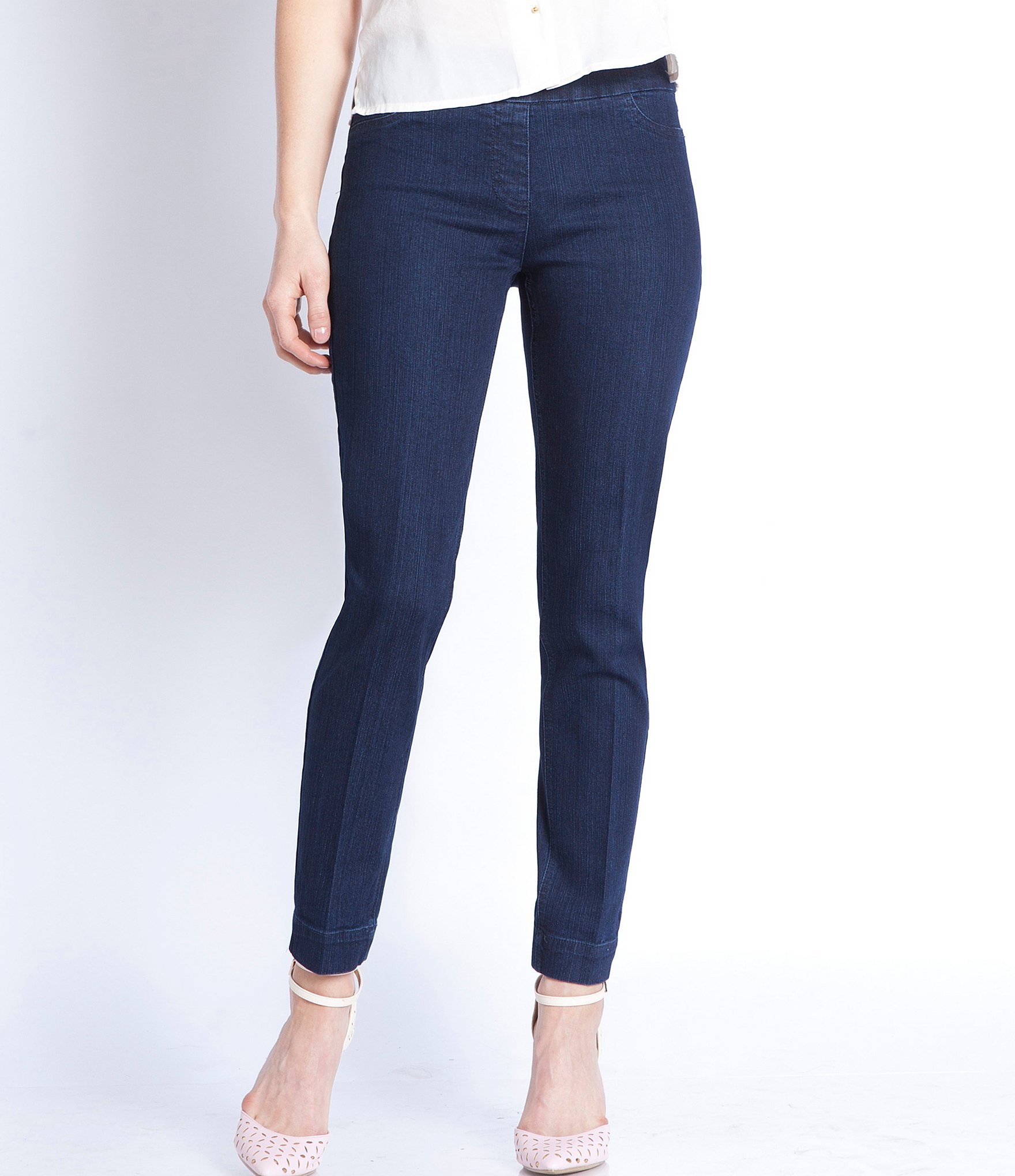 Pull On Denim Shorts, Capris, & Jeans – Slimsation By Multiples