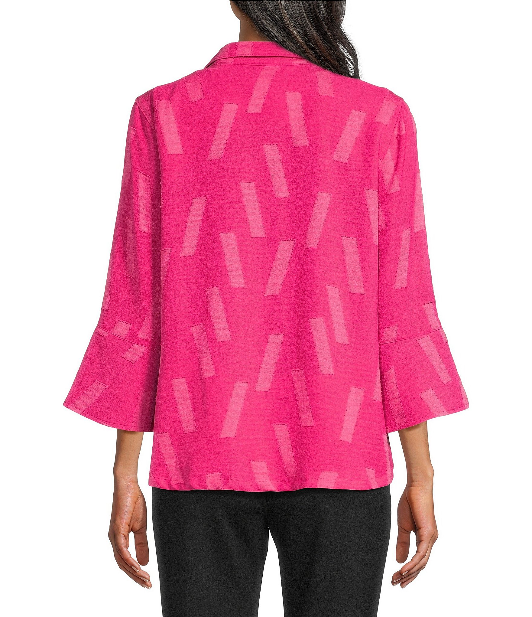 Multiples Solid Textured Woven 2-Piece Set