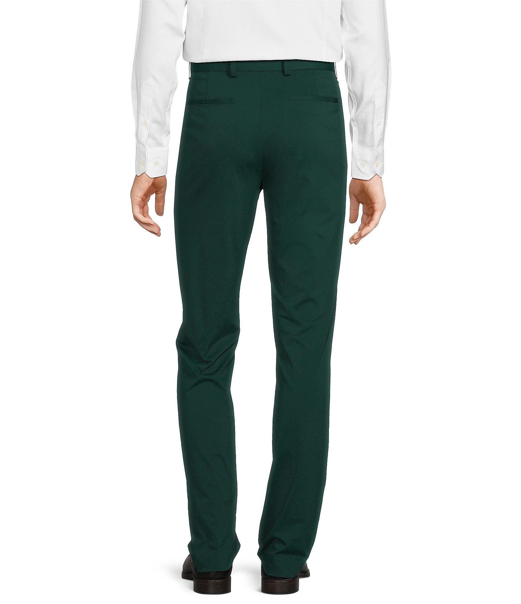 Murano Alex Slim Fit Flat Front Performance Stretch Suit Separates Dress Pants