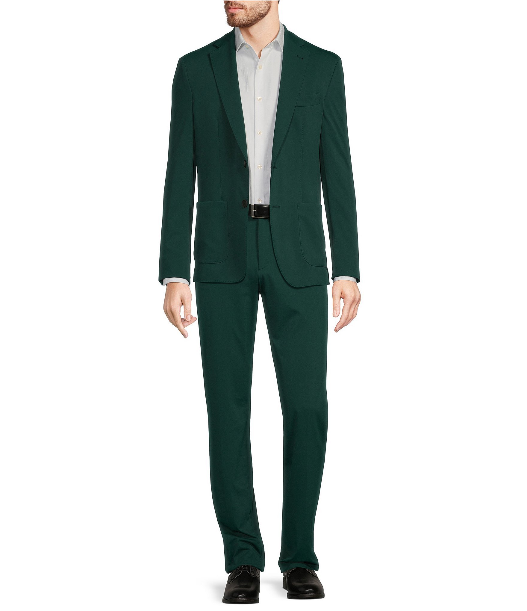 Murano Alex Slim Fit Flat Front Performance Stretch Suit Separates Dress Pants