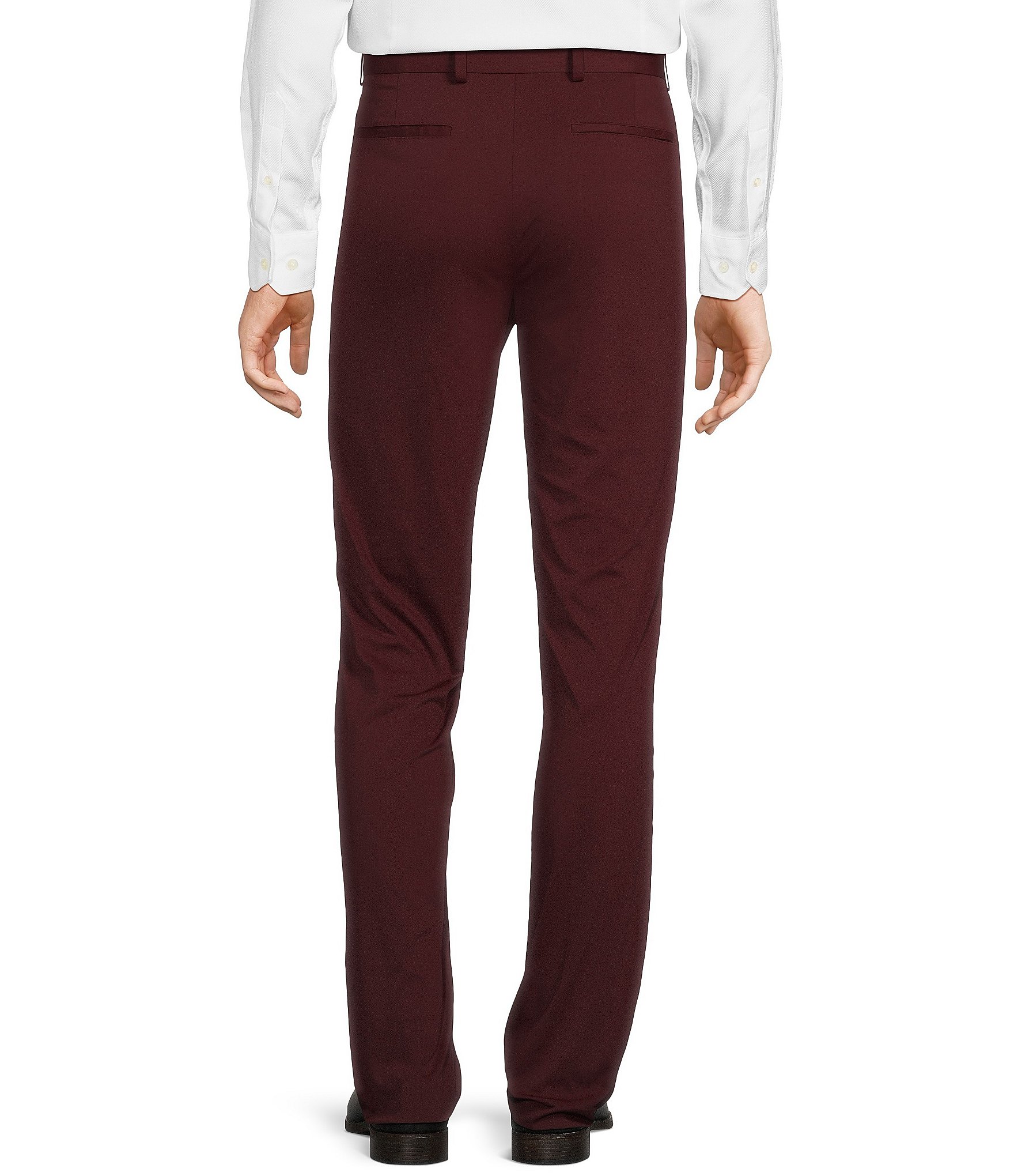 Murano Alex Slim Fit Flat Front Performance Stretch Suit Separates Dress Pants