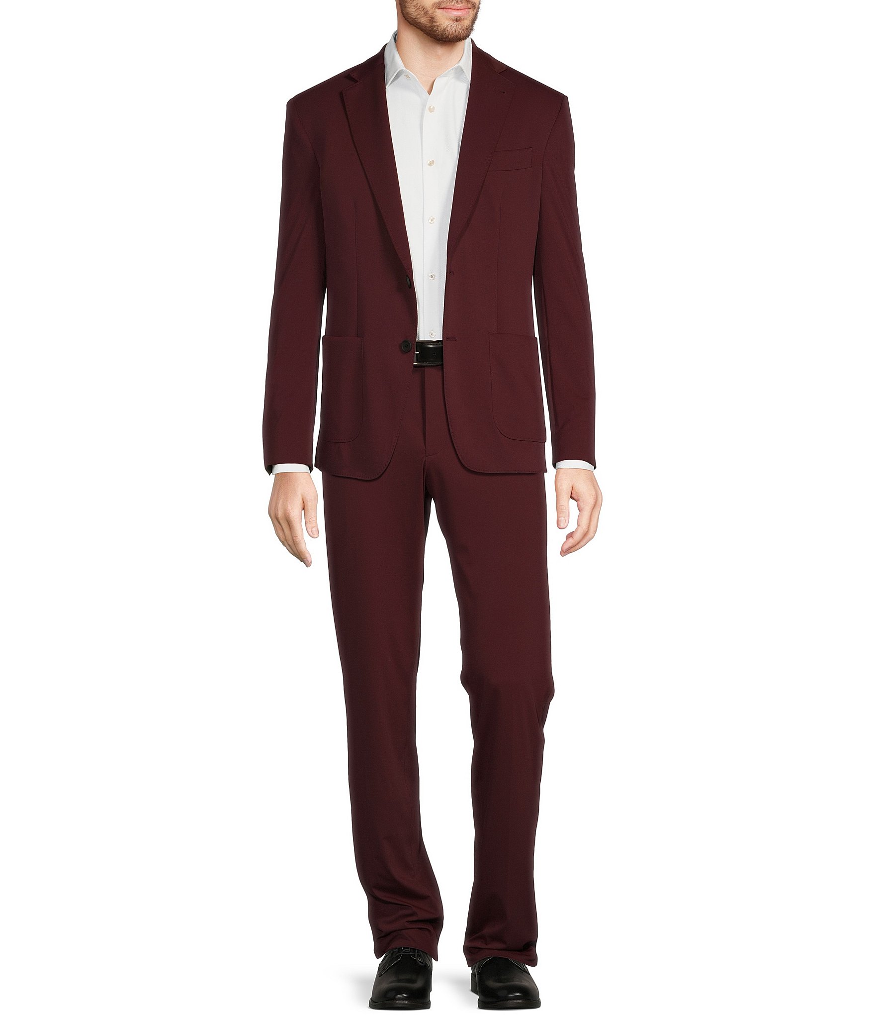 Murano Alex Slim Fit Flat Front Performance Stretch Suit Separates Dress Pants