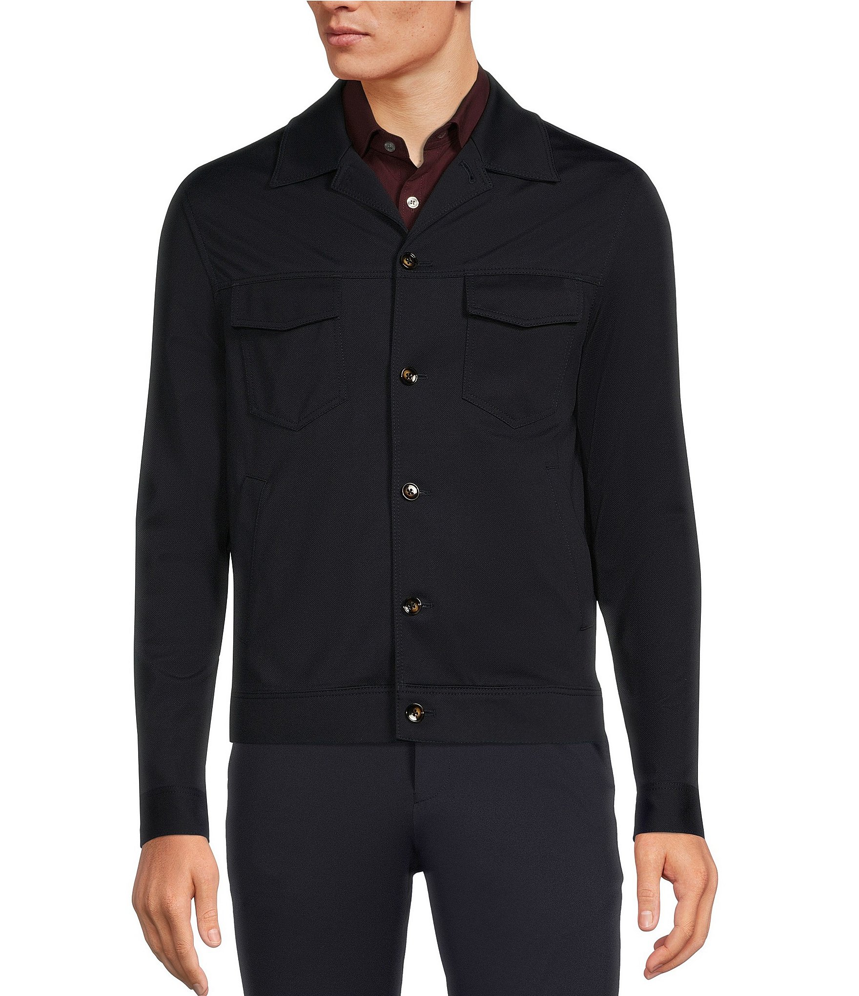 Murano Archive Collection Slim-Fit Worker Jacket | Dillard's