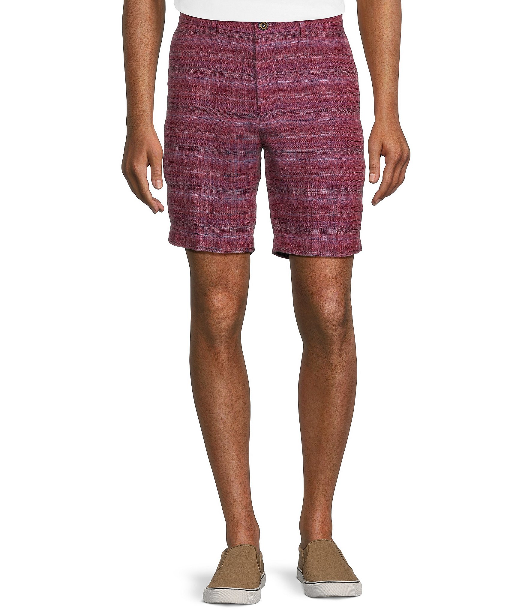 Murano Baird McNutt Linen 8#double; Inseam Jacquard Shorts