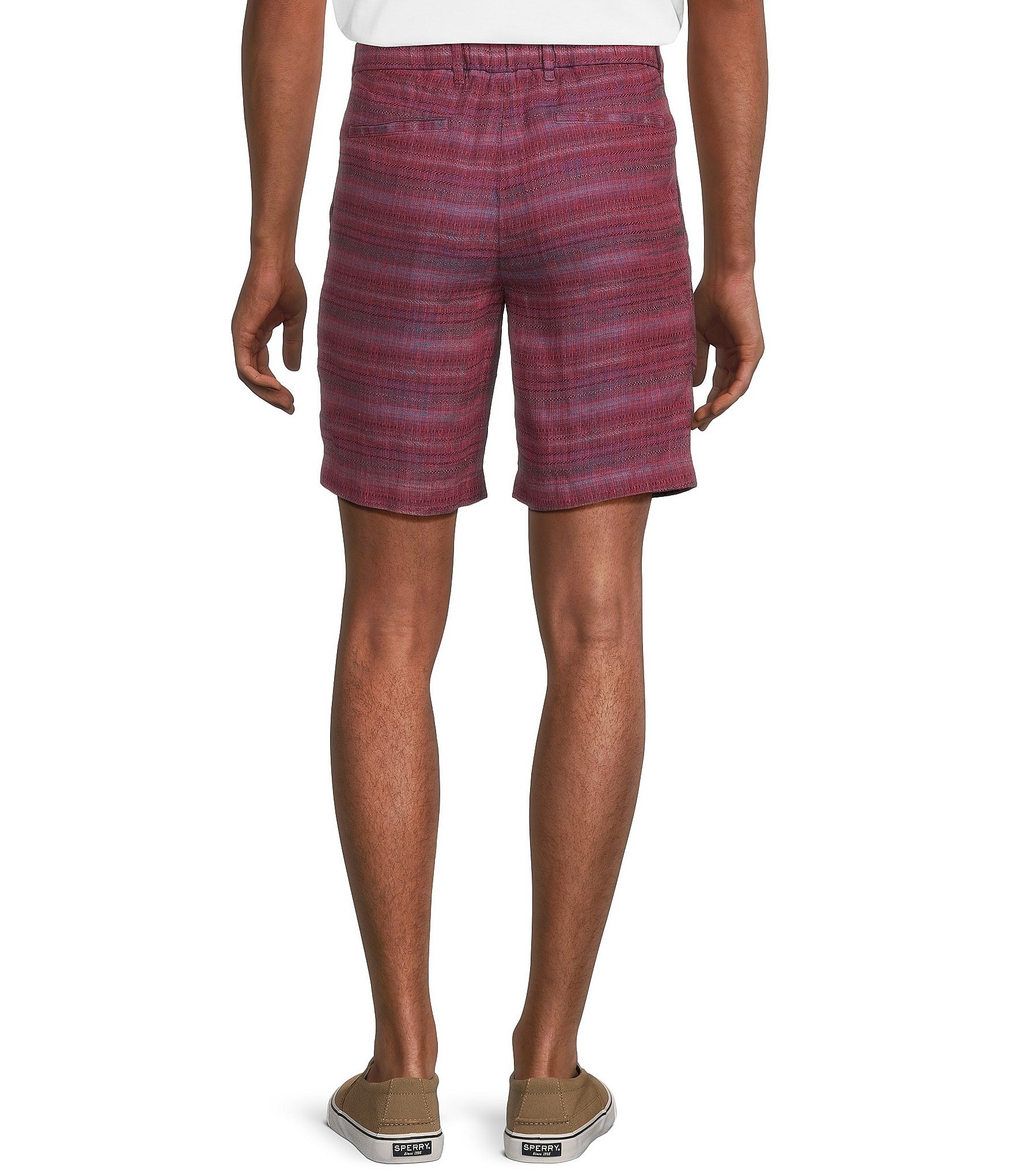 Murano Baird McNutt Linen 8#double; Inseam Jacquard Shorts