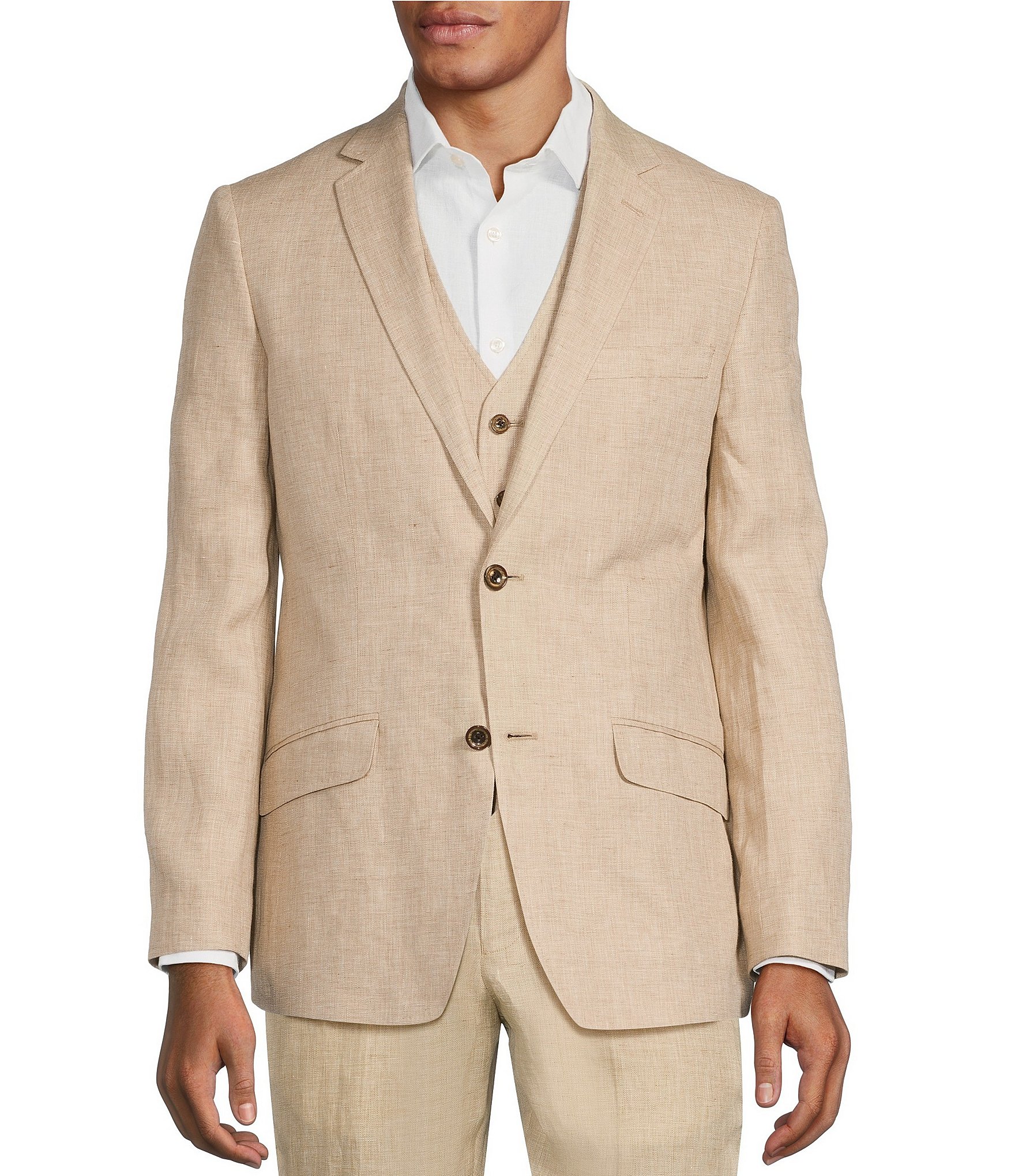 Murano Baird McNutt Linen Classic Fit Suit Separates Blazer