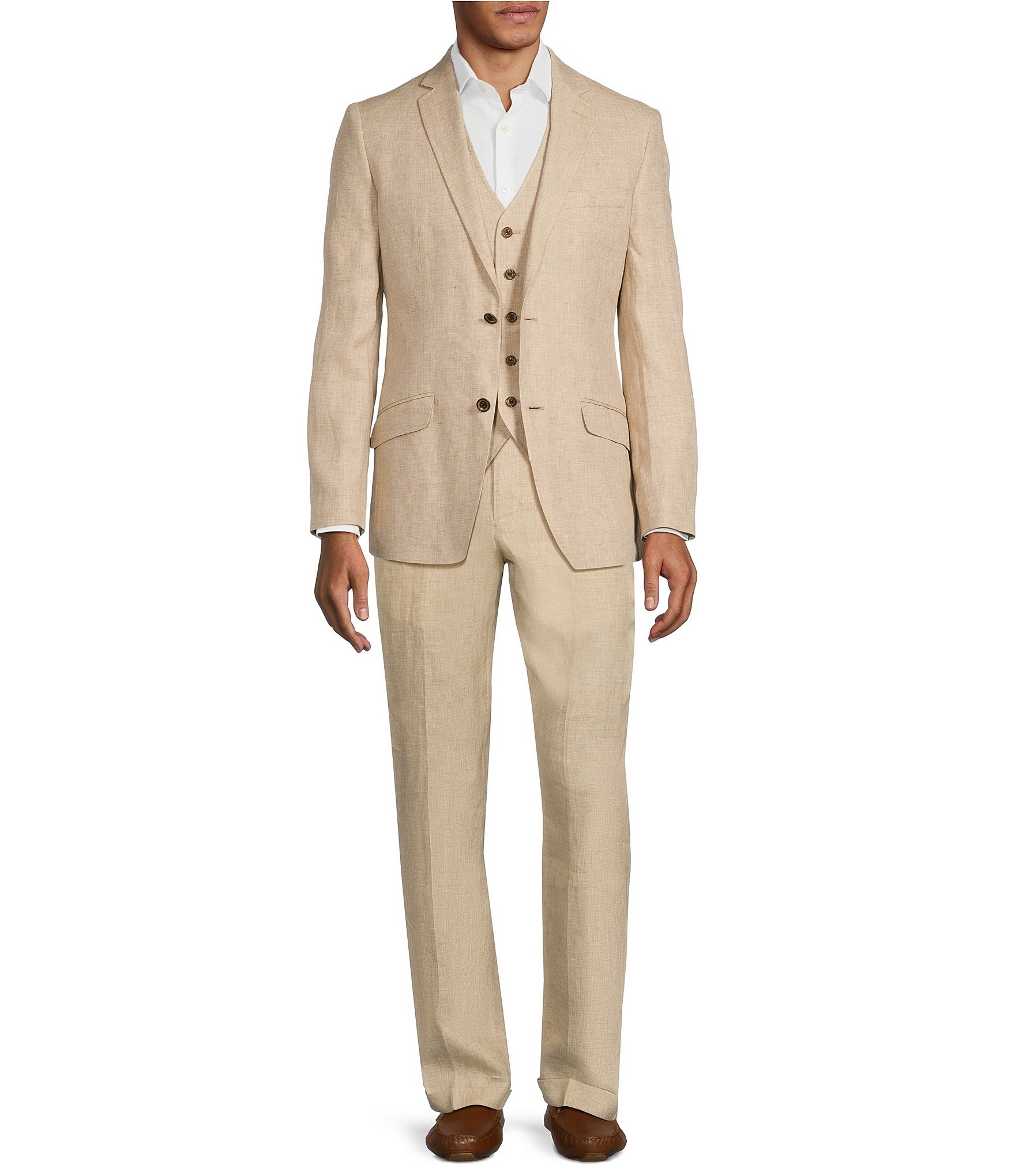 Murano Baird McNutt Linen Classic Fit Suit Separates Blazer