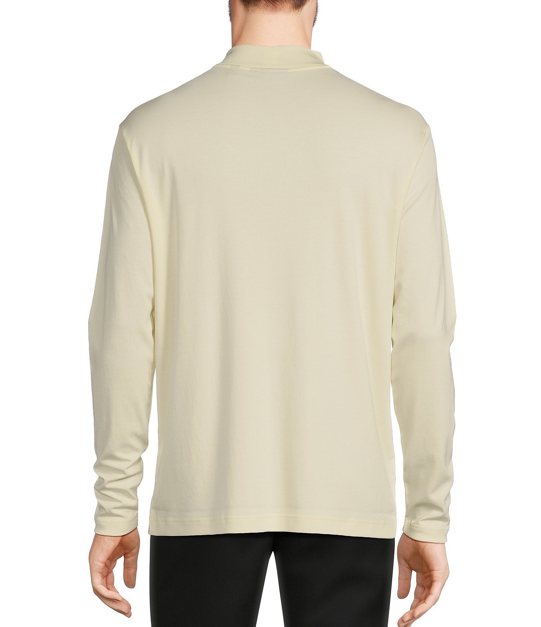 Murano Big & Tall Liquid Luxury Collection Long Sleeve Mock Neck Pullover