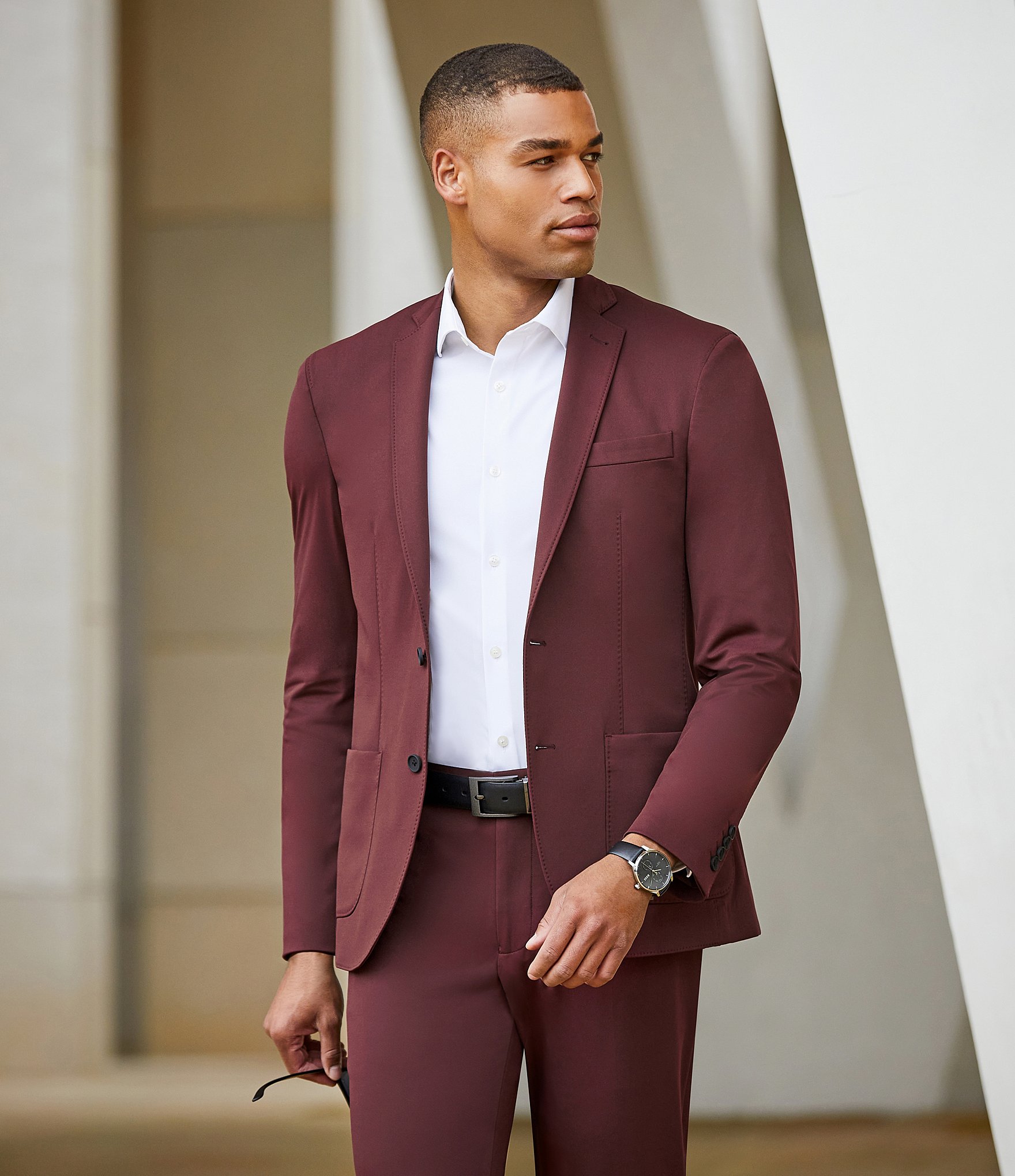 Murano Big & Tall Slim-Fit Performance Stretch Suit Separates Blazer