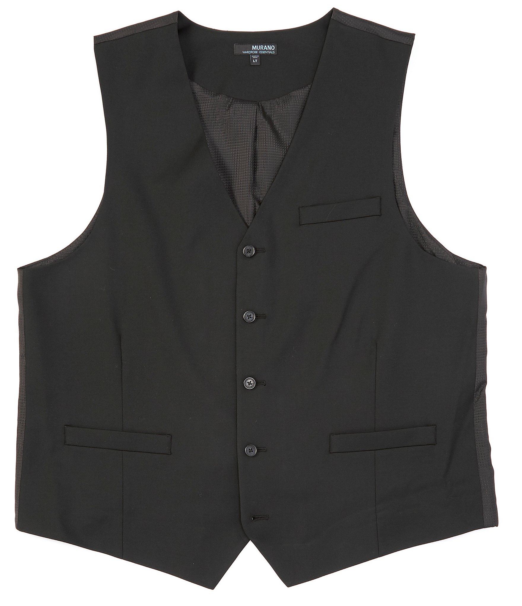 Murano Big & Tall Wardrobe Essentials Suit Separates Twill Vest | Dillard's