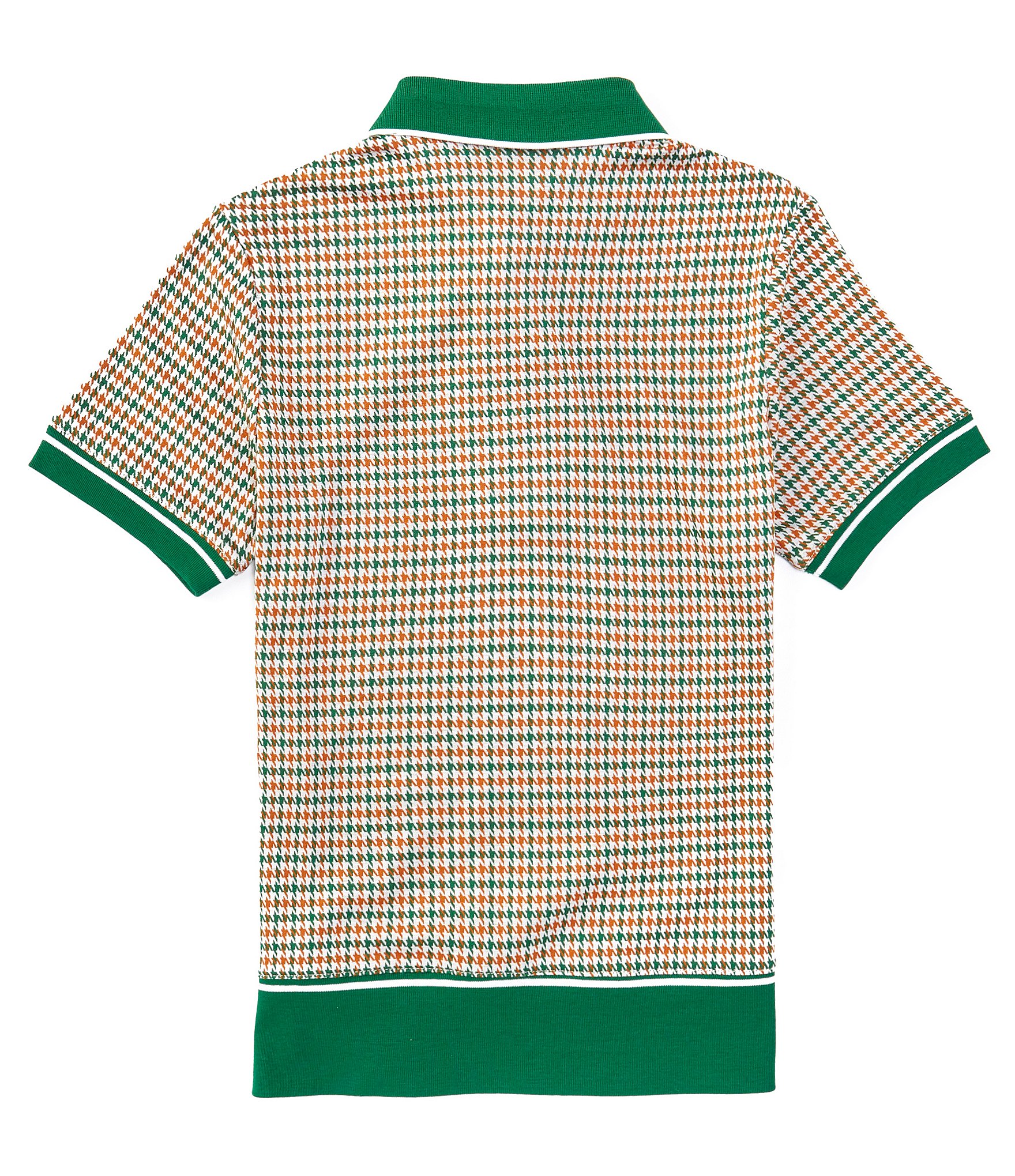 Murano Big Boy 8-20 Short Sleeve Houndstooth Polo Shirt