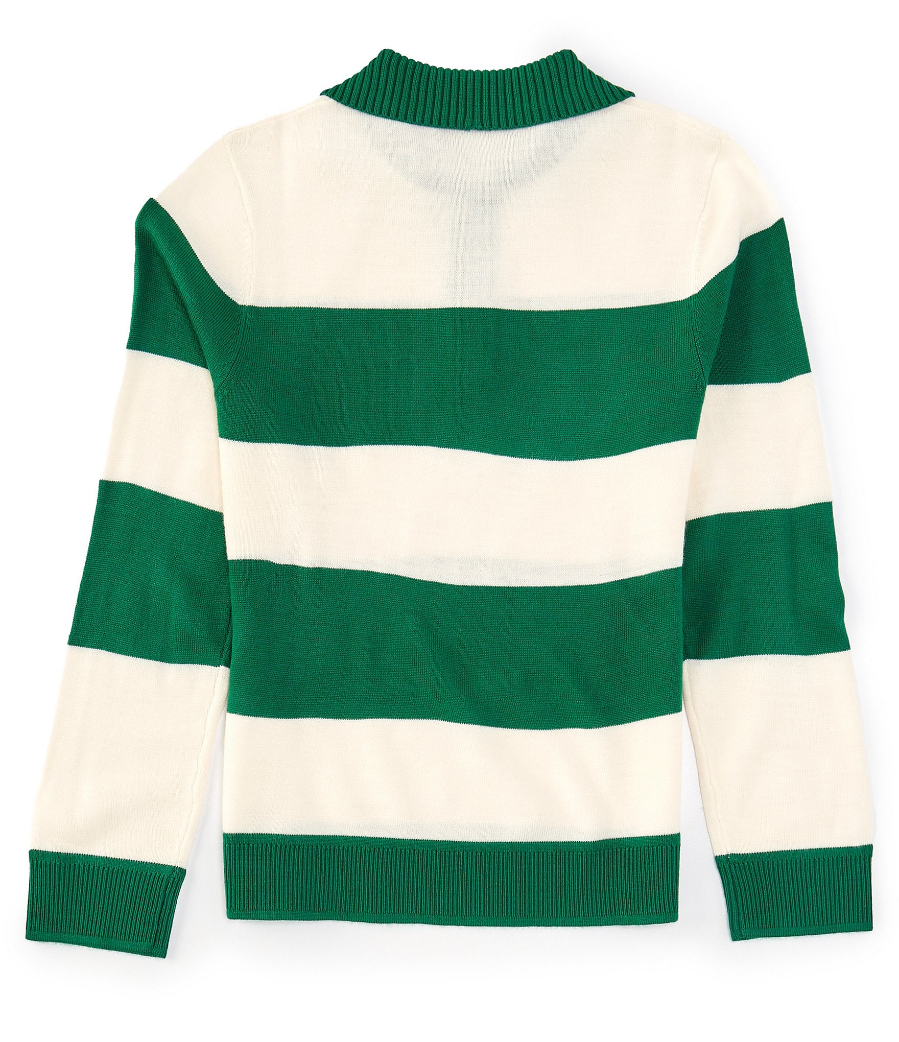 Murano Big Boys 8-20 Long Sleeve Horizontal Rugby Stripe Sweater