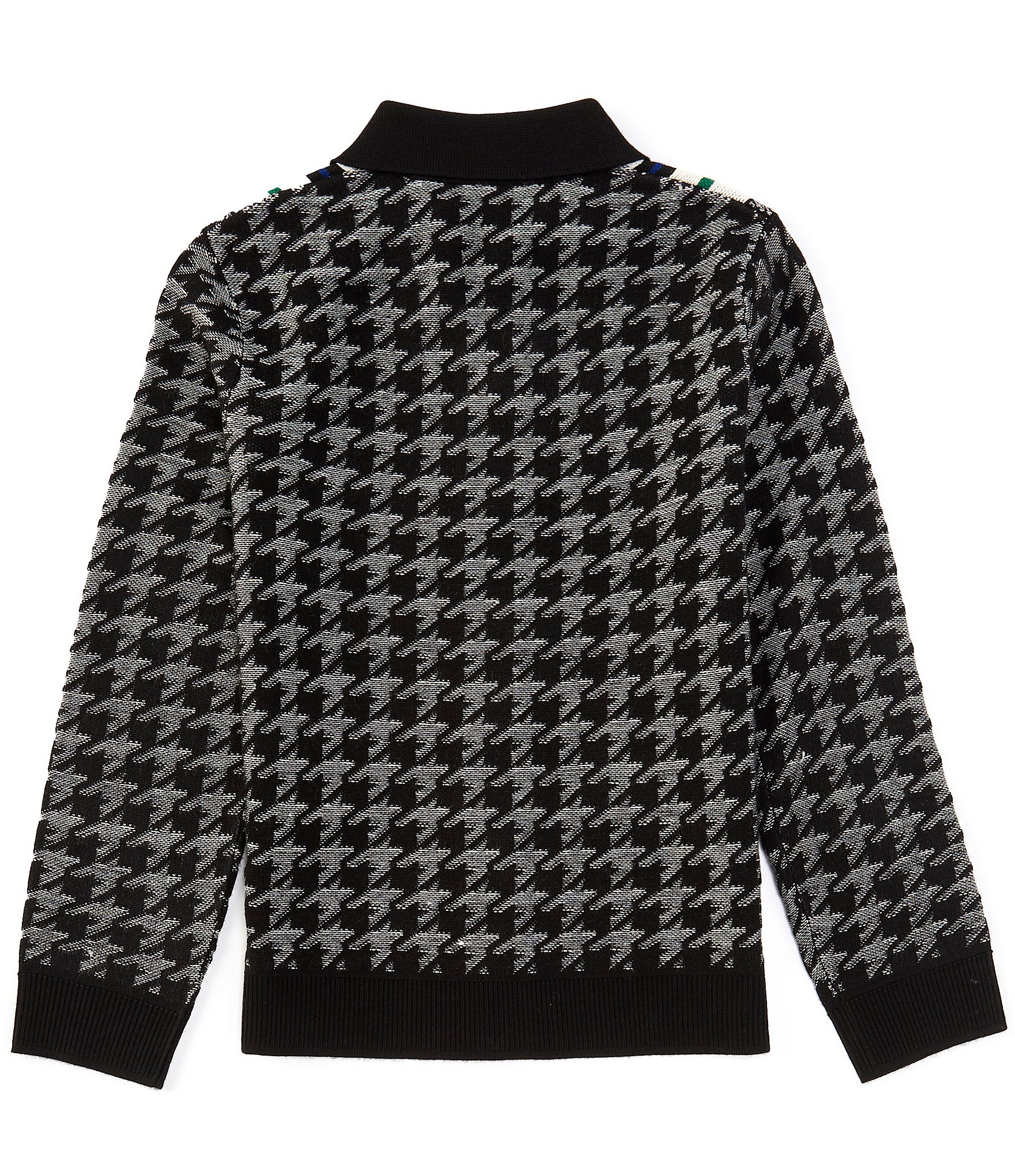 Murano Big Boys 8-20 Long Sleeve Houndstooth Cardigan